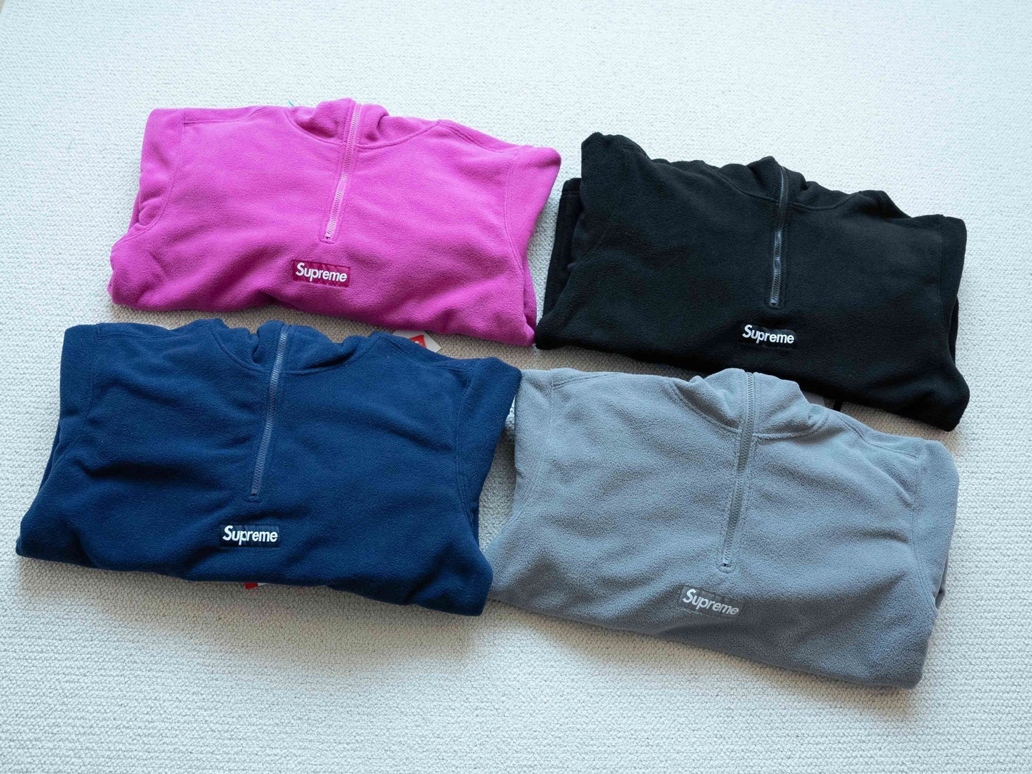 SUP Polartec Face Mask Half Zip Hooded Sweatshirt