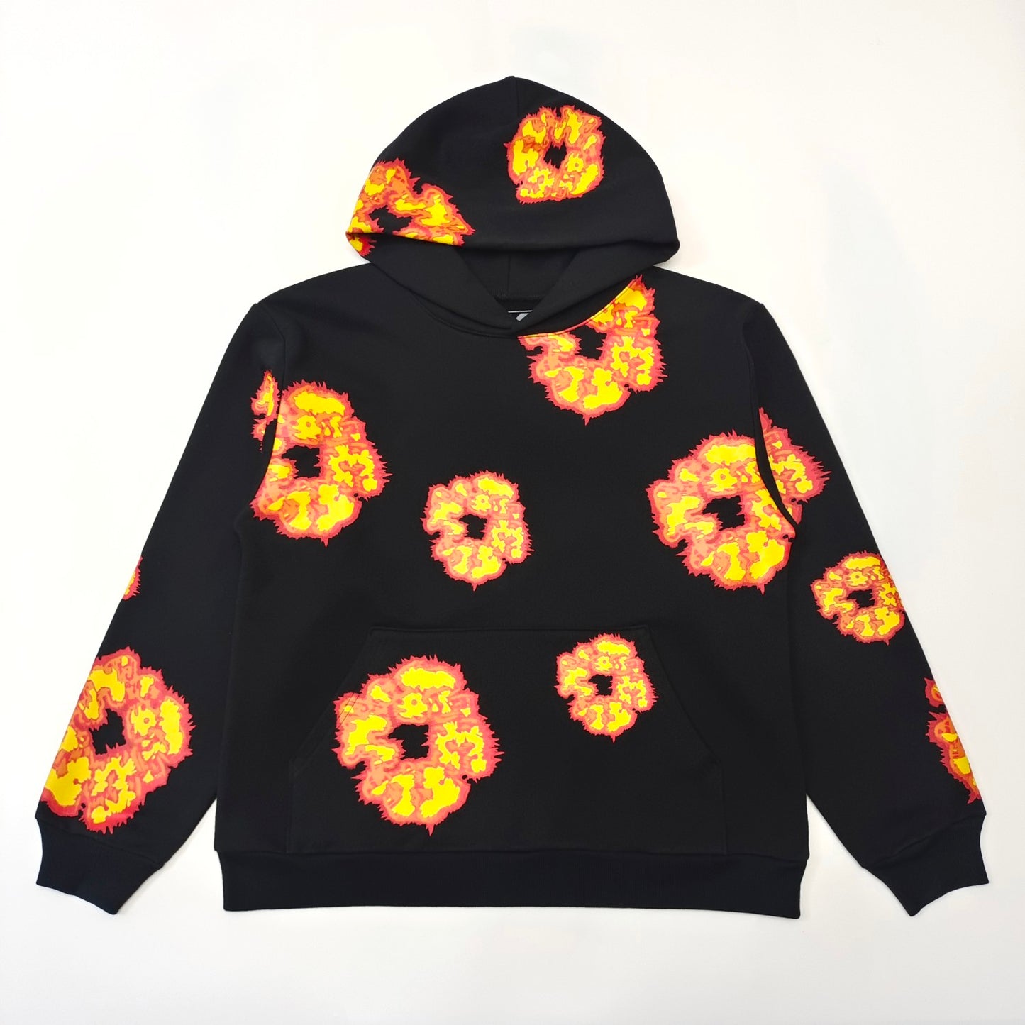 Denim Tears ❌ Offset Wreath Hoodie Black ‘ OFFSET TEARS ‘