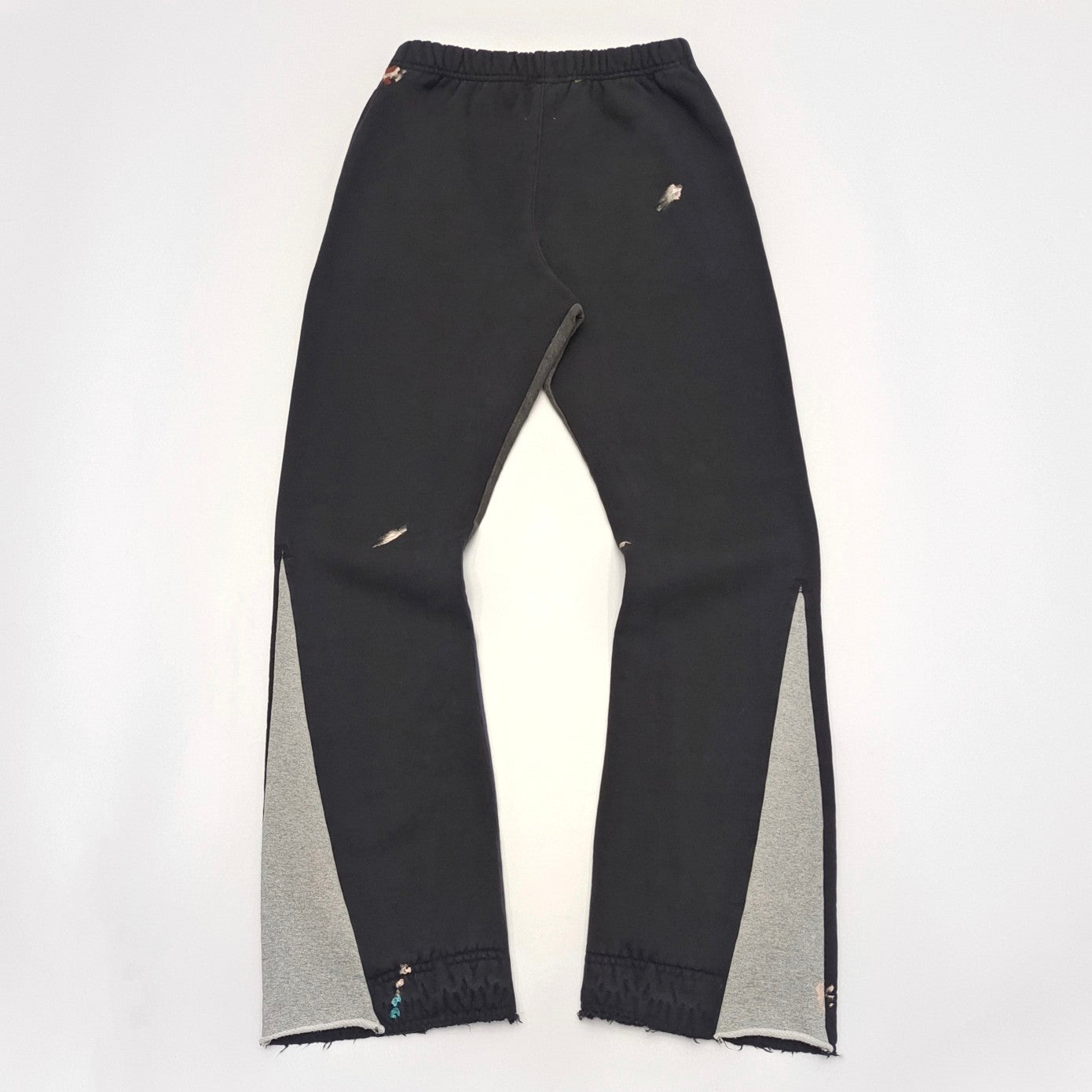 Gallery Dept. Logo Flare Sweatpants 'Washed Black'