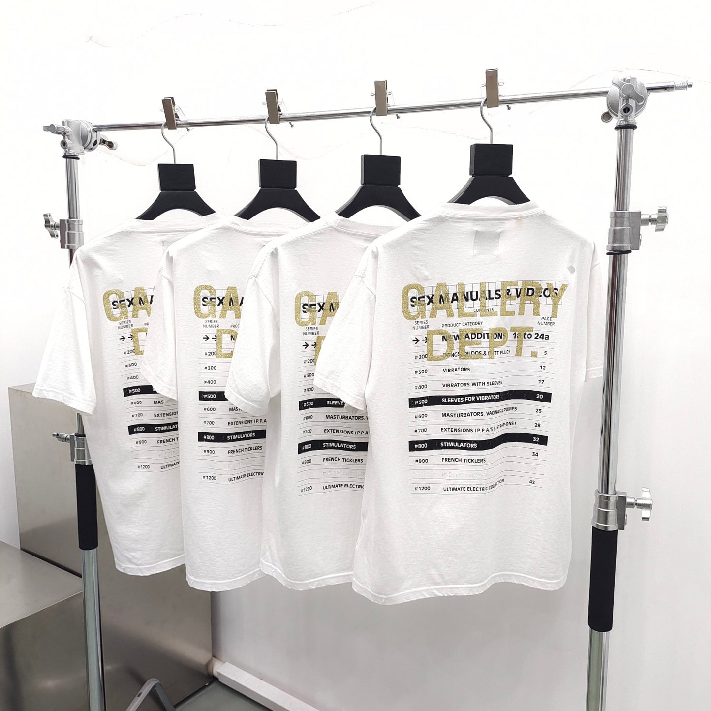 Gallery Dept. Doc Johnson Sexual Positions T-shirt