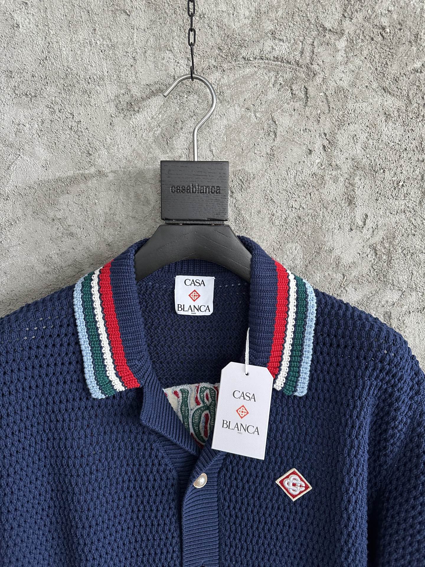 Casablanca Sporty Crochet Shirt