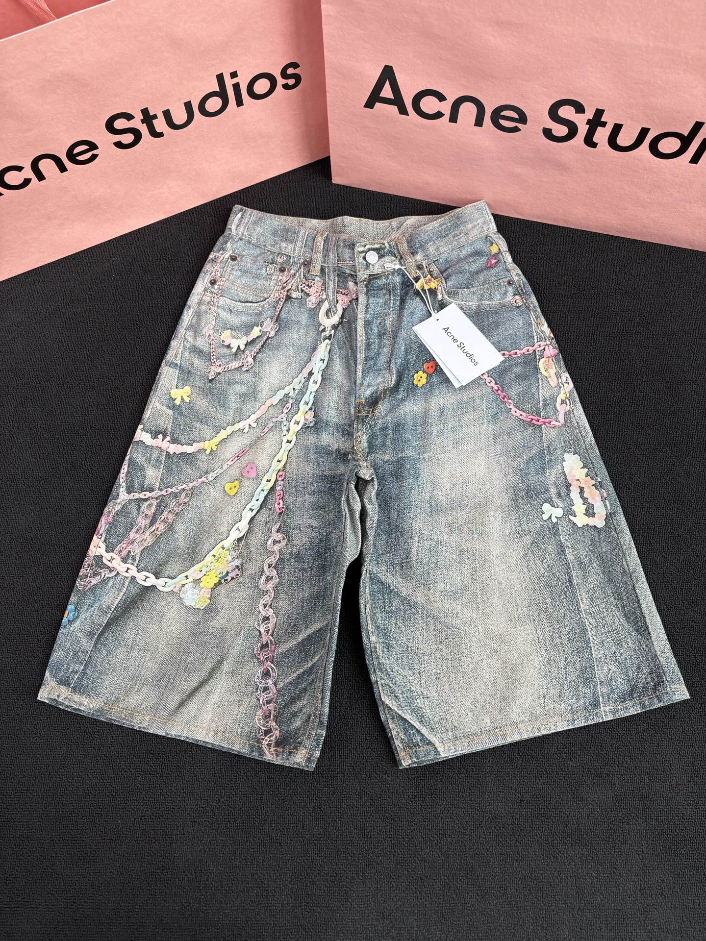 Acne Studios 2025 Trompe l'oeil Shorts