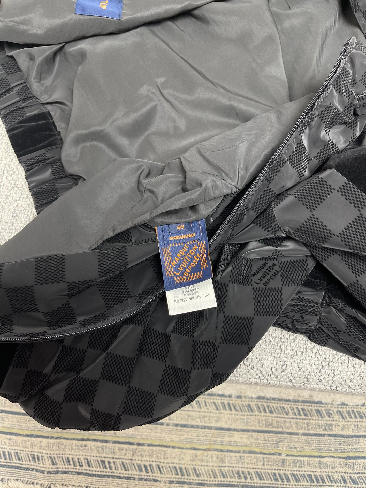 LV Flocked Damier Technical Tracksuit Top