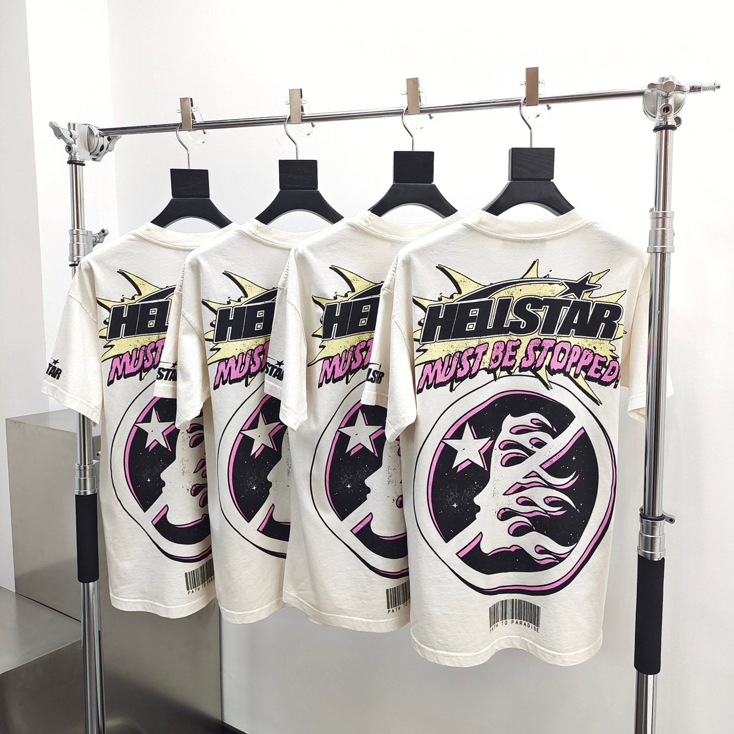 Hellstar Breaking News T-Shirt 'White'
