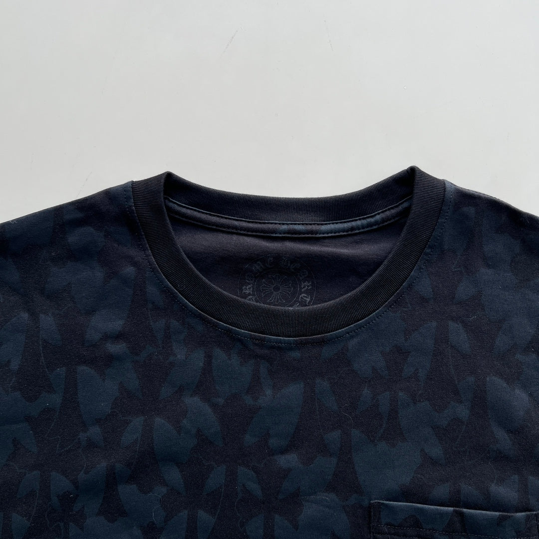 Chrome Hearts Cemetery Cross Monogram Print Tee