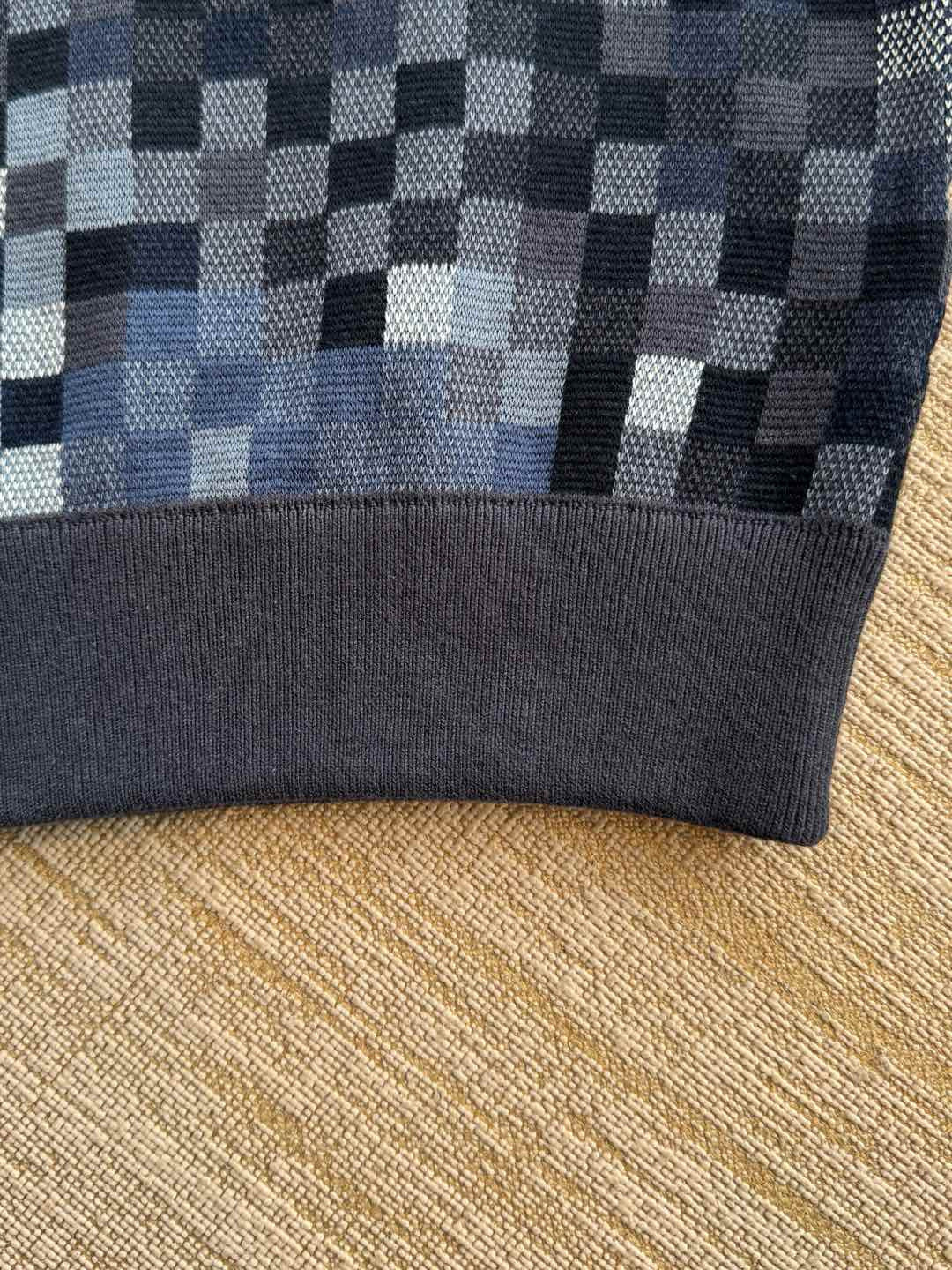 LV Vers Damoflage Jacquard Pullover