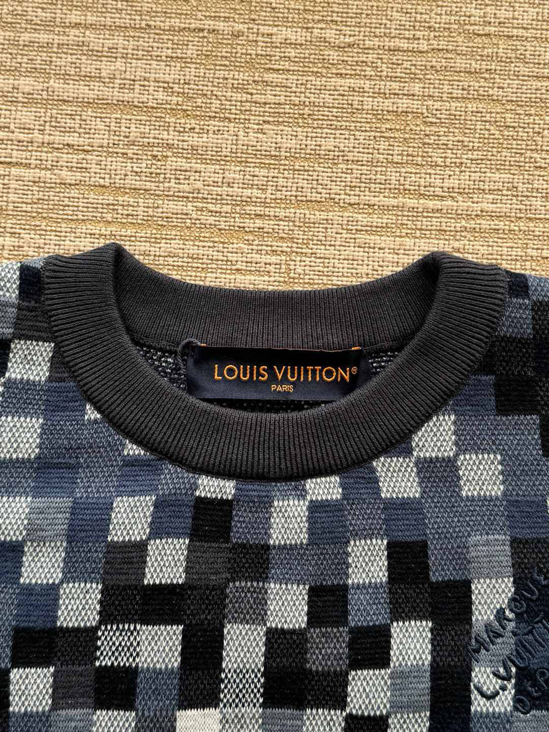 LV Vers Damoflage Jacquard Pullover