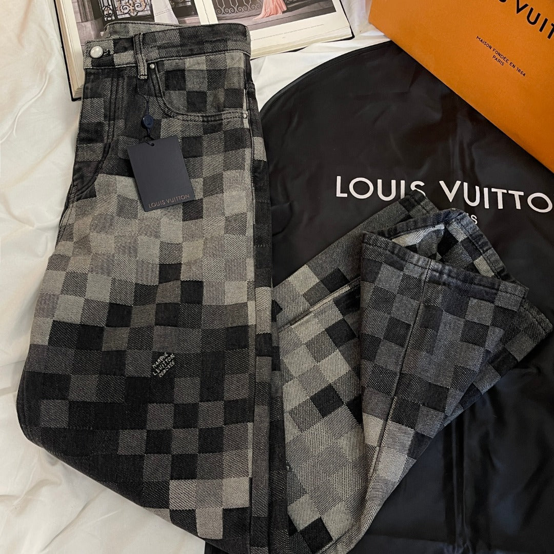 LV Damoflage Skate Denim 1AHEBQ
