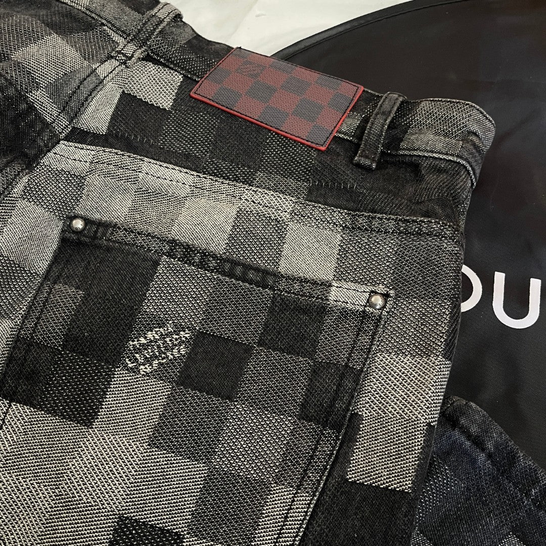 LV Damoflage Skate Denim 1AHEBQ