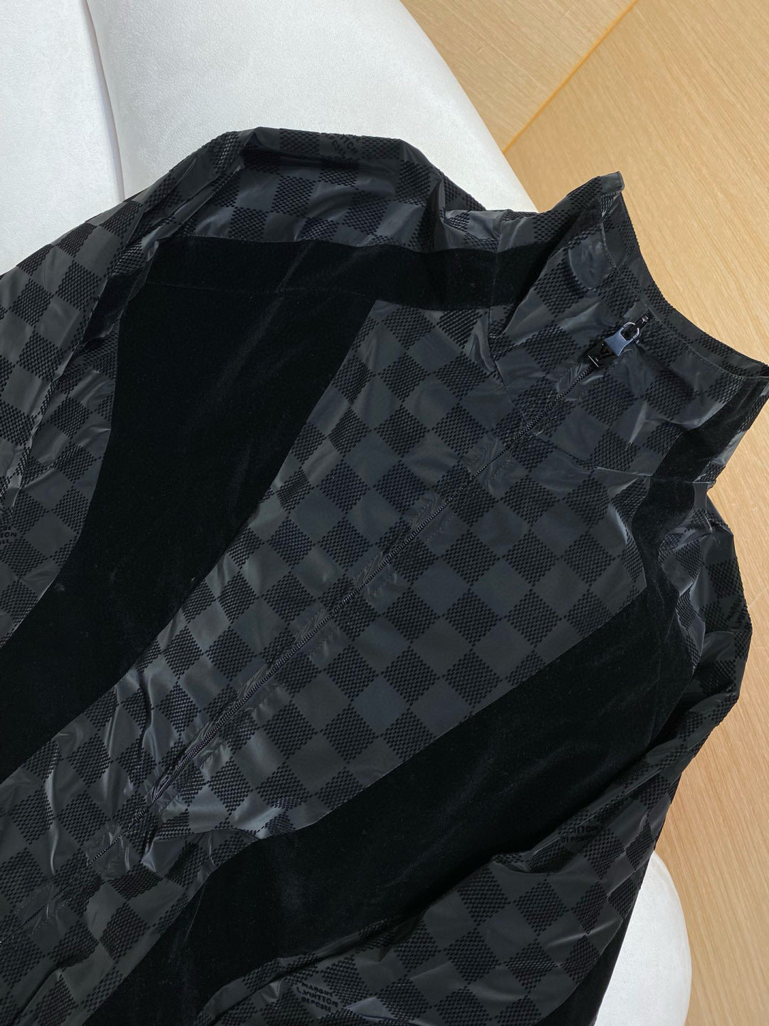 LV Flocked Damier Technical Tracksuit Top