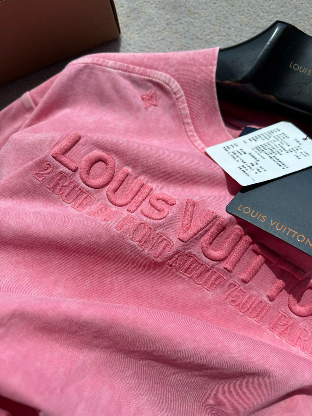 LV Washed Ribbed T-Shirt 1AHWA3