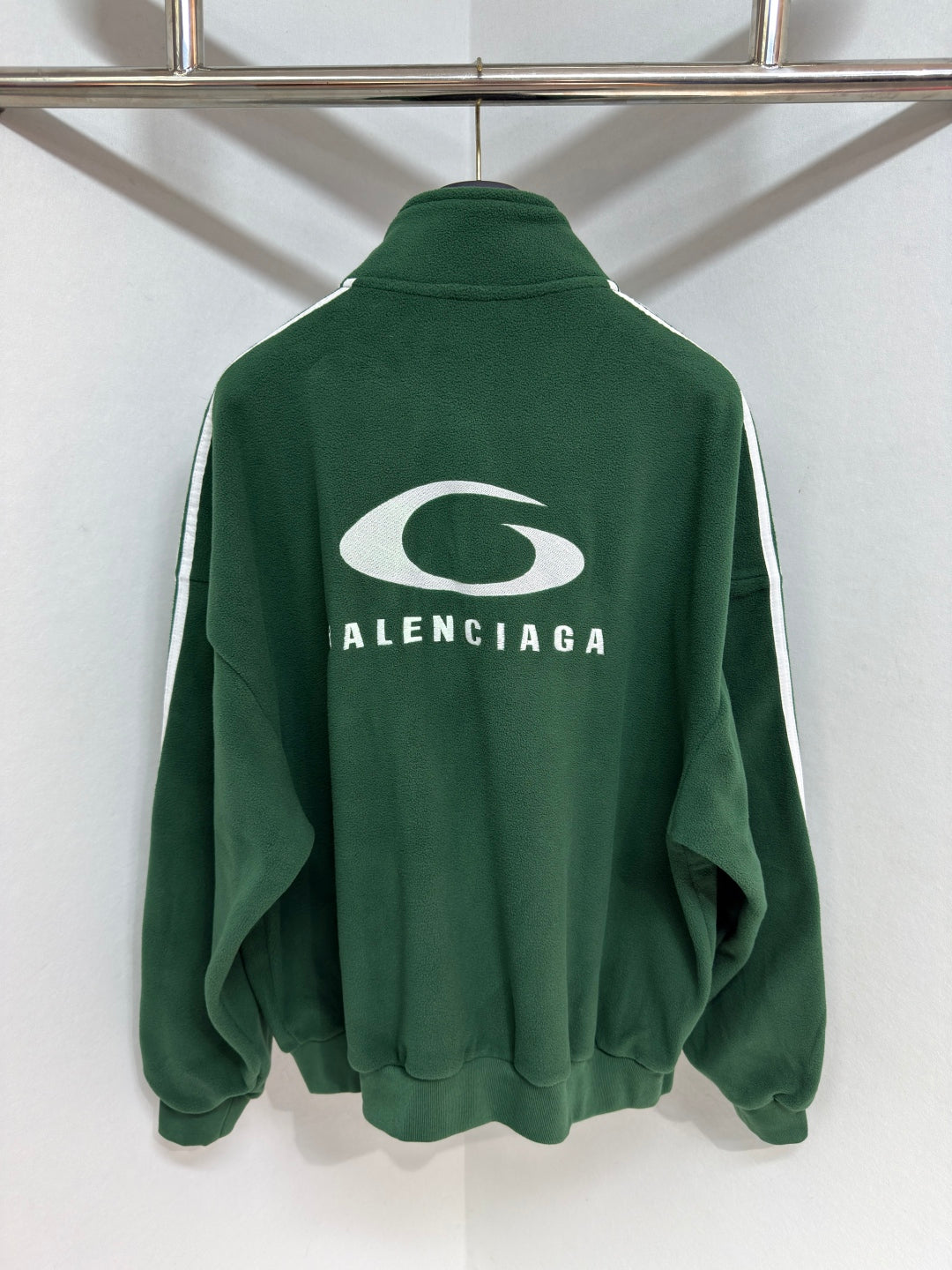 BB Loop Sports Icon Round Zip-up Jacket in Cypress Green