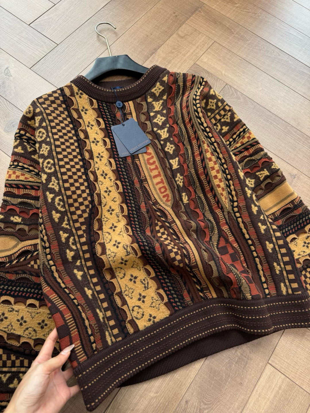 LV Long-Sleeved Crewneck Sweater 1AIMBH