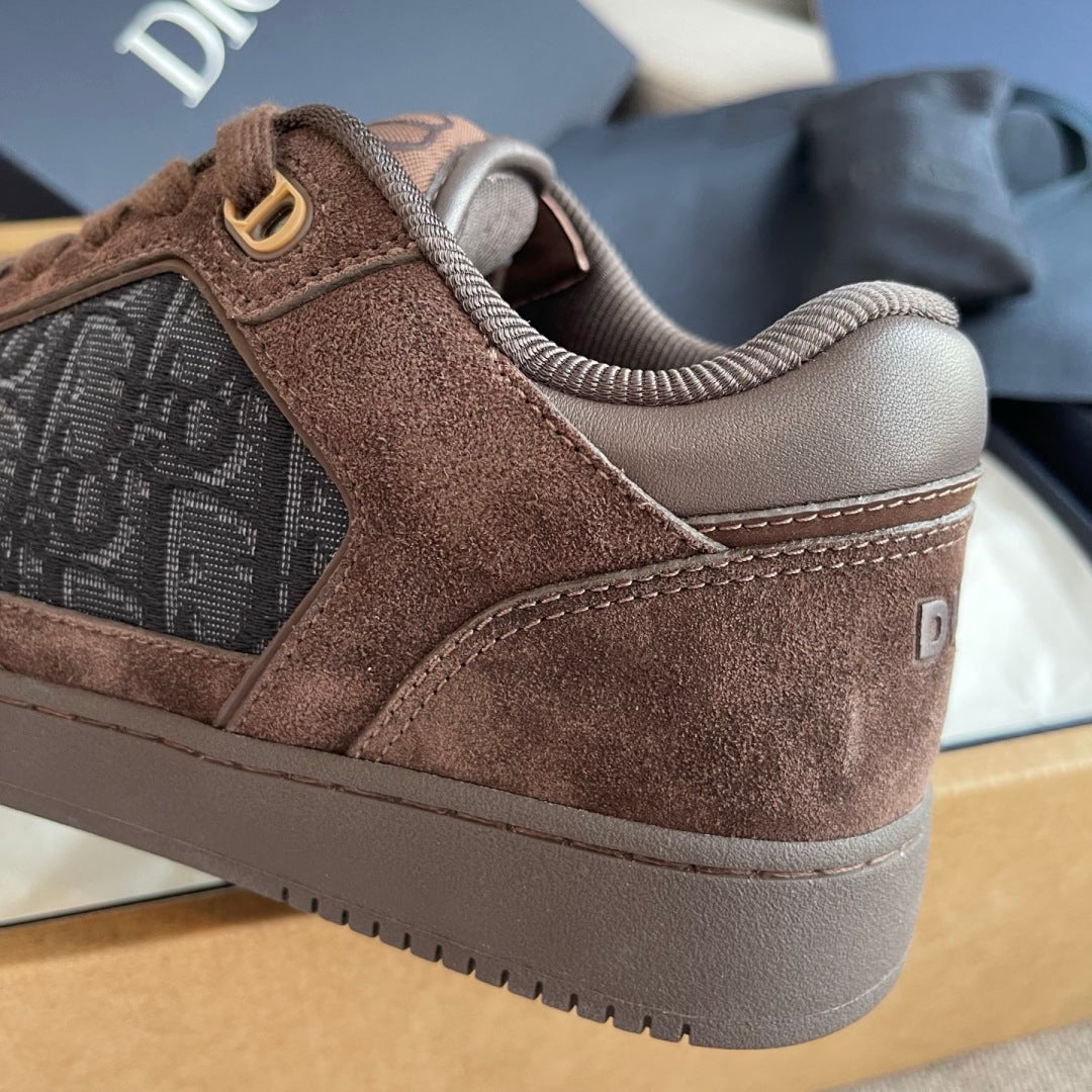 Dior B27 Uptown Low-Top Sneaker Brown suede