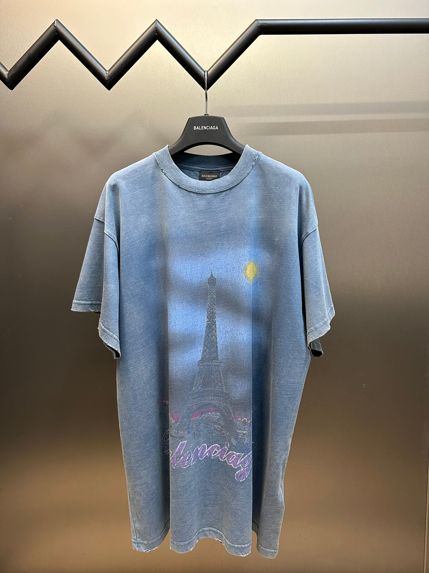 Balenciaga PARIS MOON T-SHIRT OVERSIZED VINTAGE