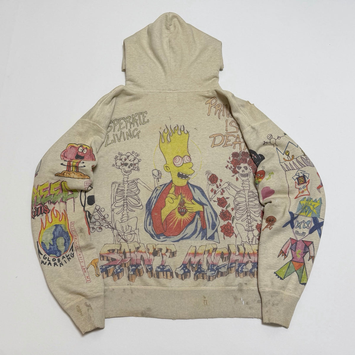 Saint Michael Graffiti Hoodie