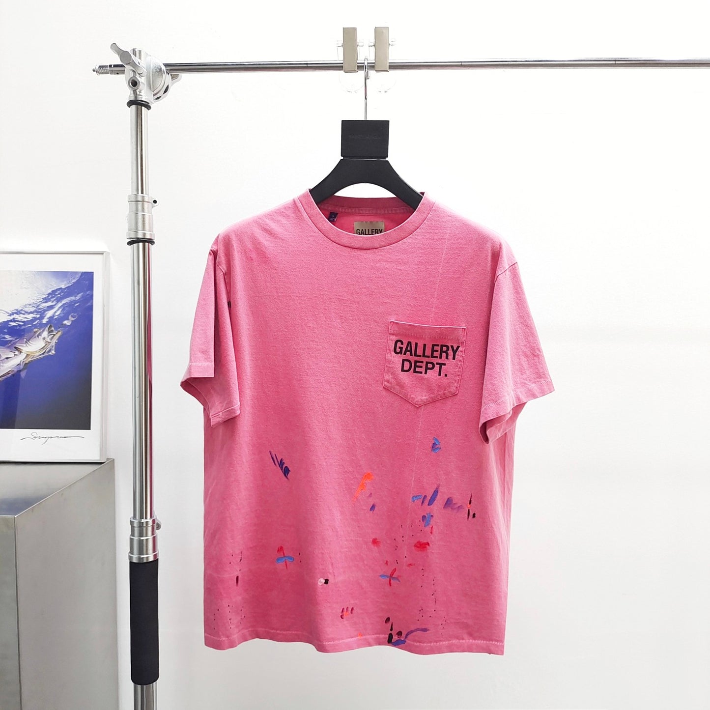 Gallery Dept. VINTAGE LOGO PAINTED TEE PINK