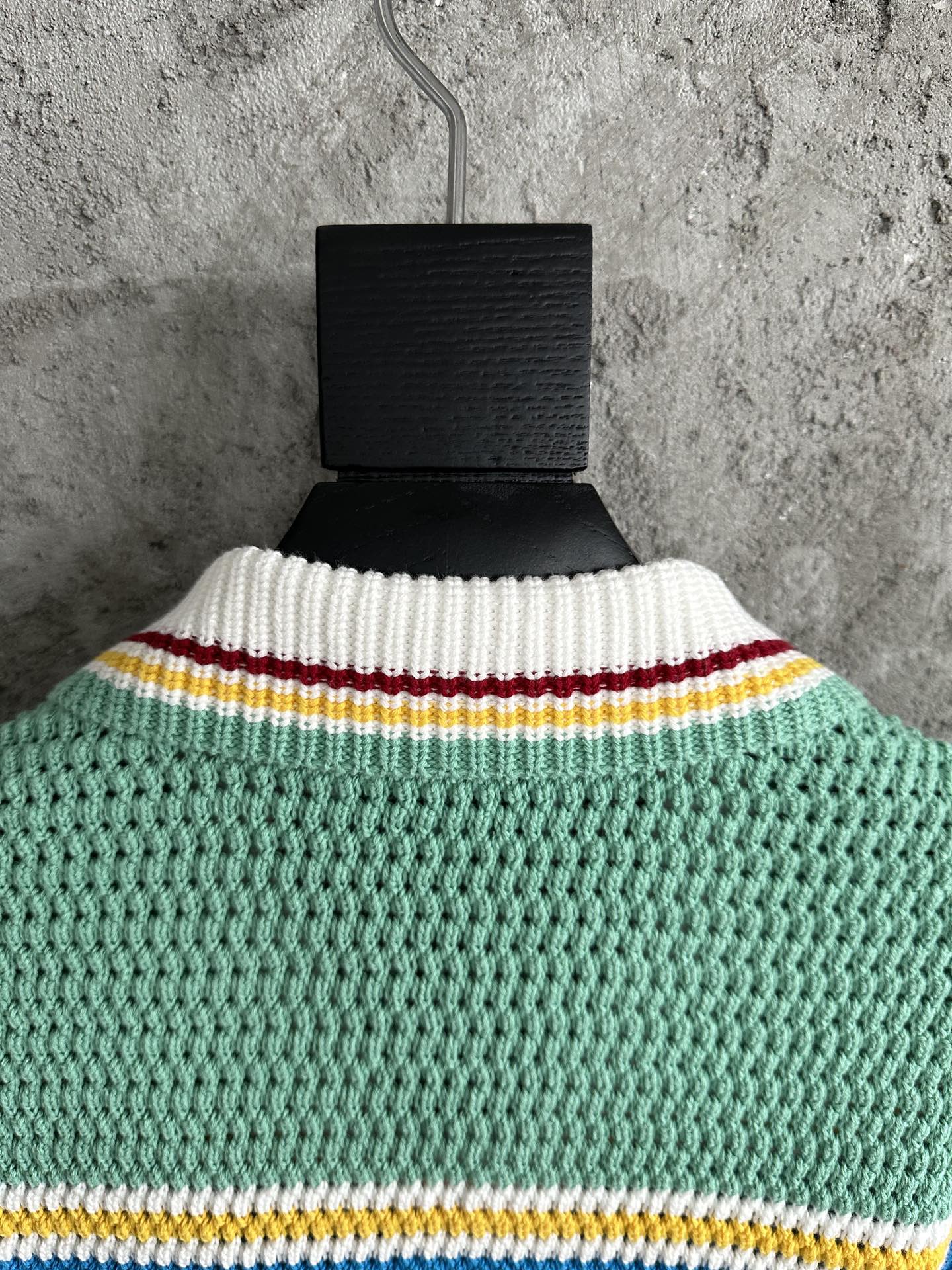 Casablanca CROCHET TENNIS SHIRT WHITE