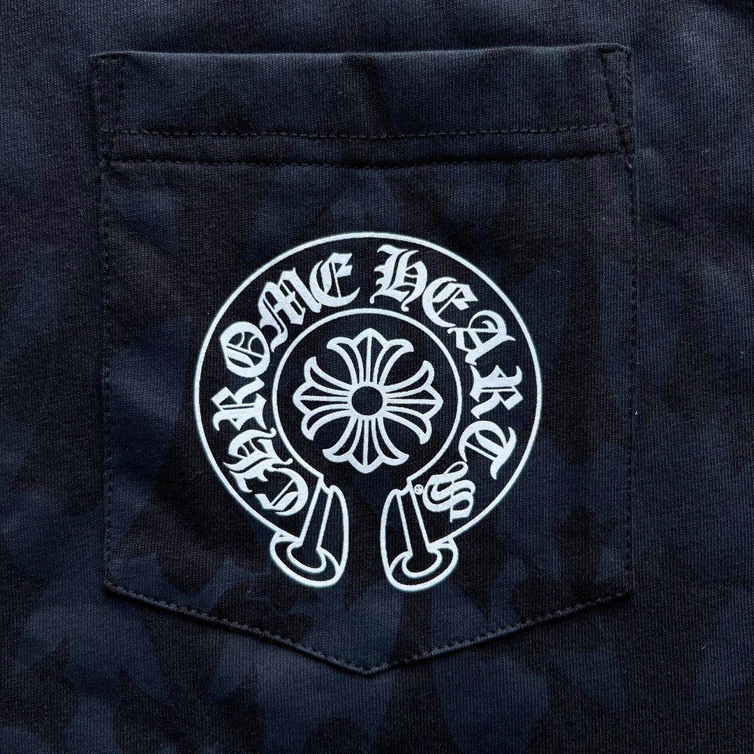Chrome Hearts Cemetery Cross Monogram Print Tee