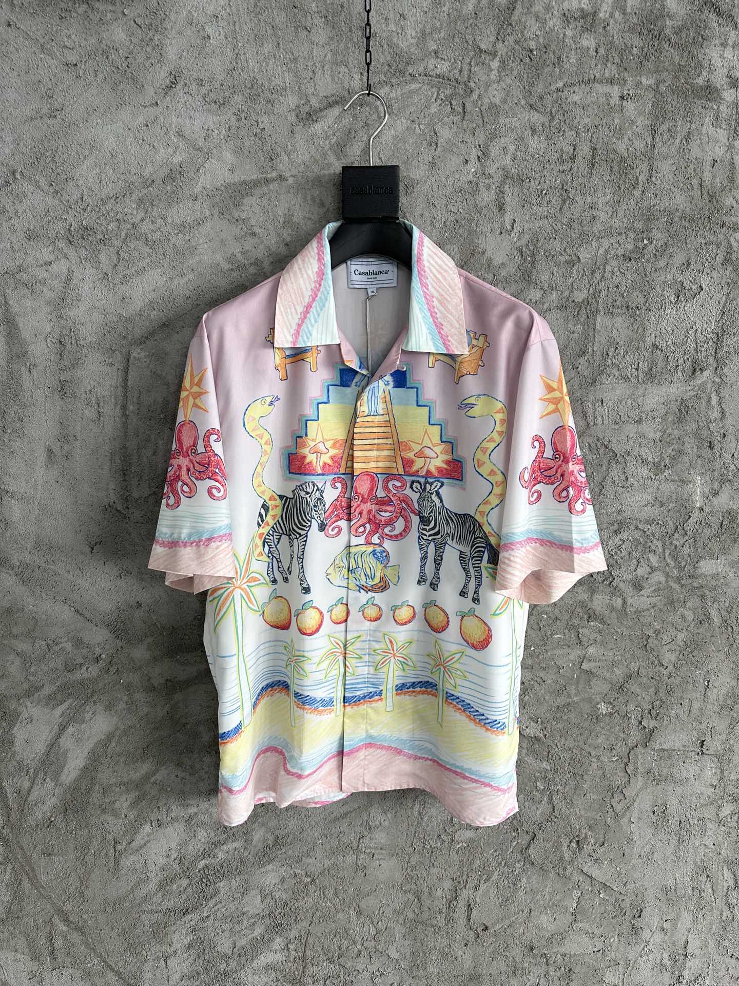 Casablanca L'Arbre De Vie Silk Shirt