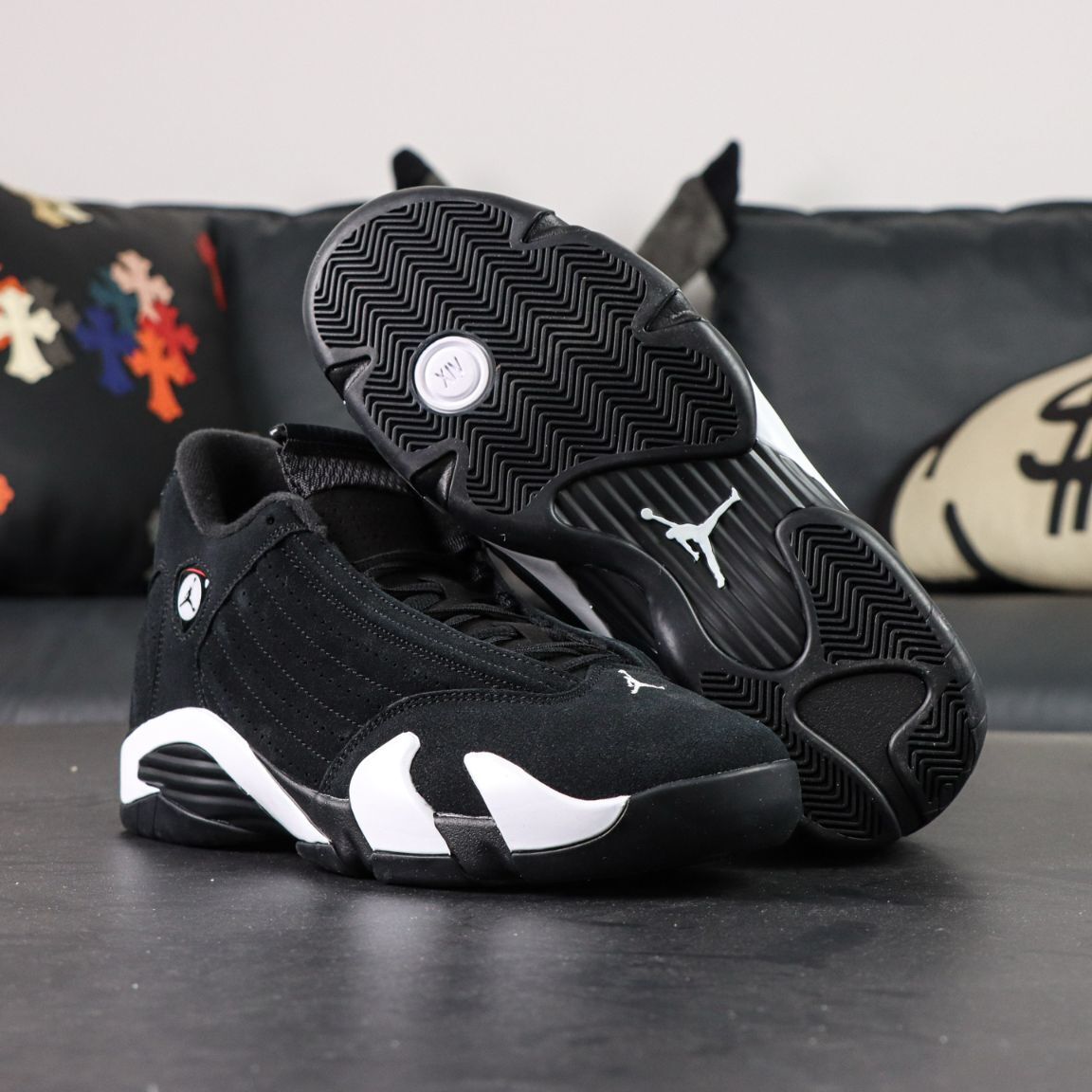 Air Jordan 14 Retro 'Black White'