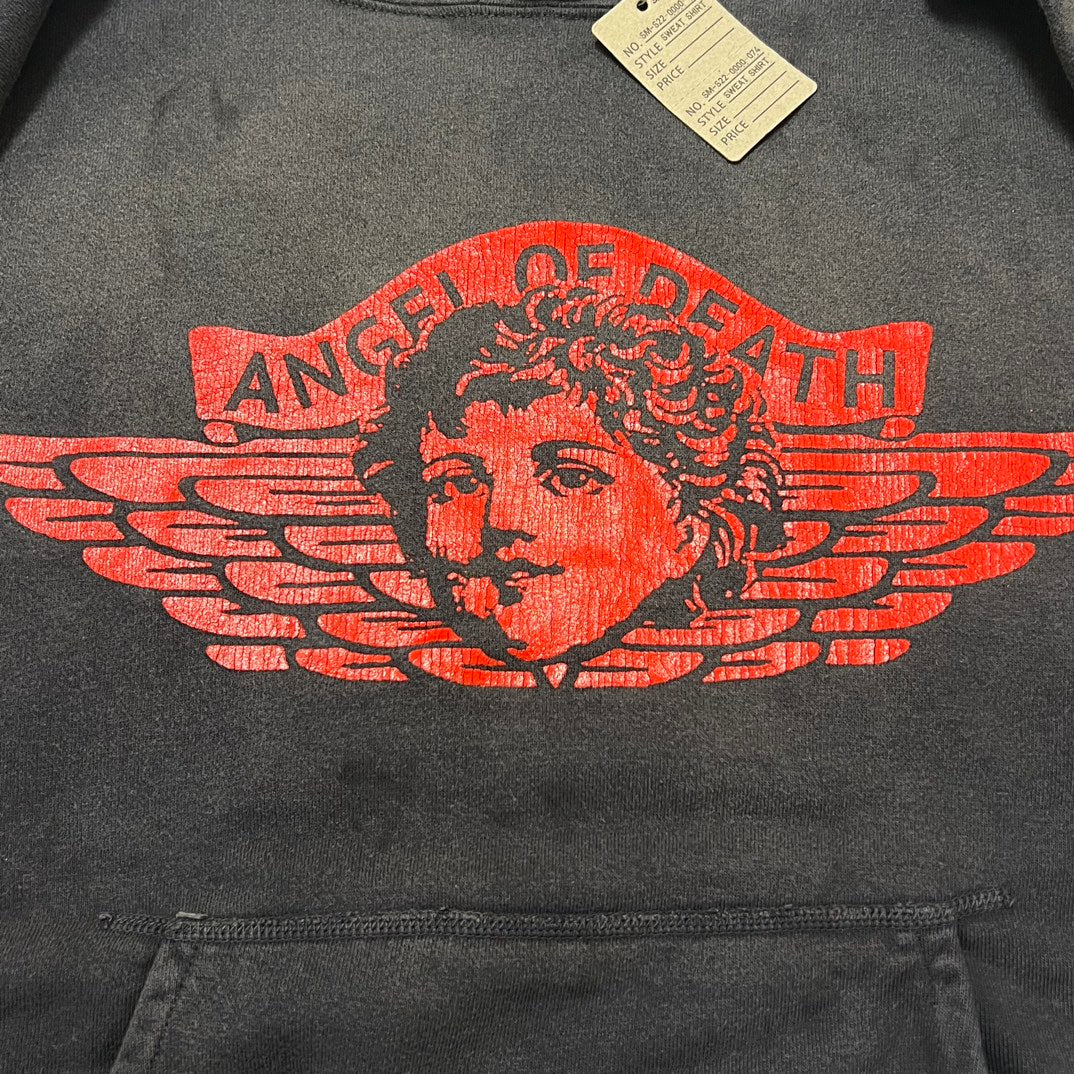 Saint Michael Angel Hoodie 'Black'