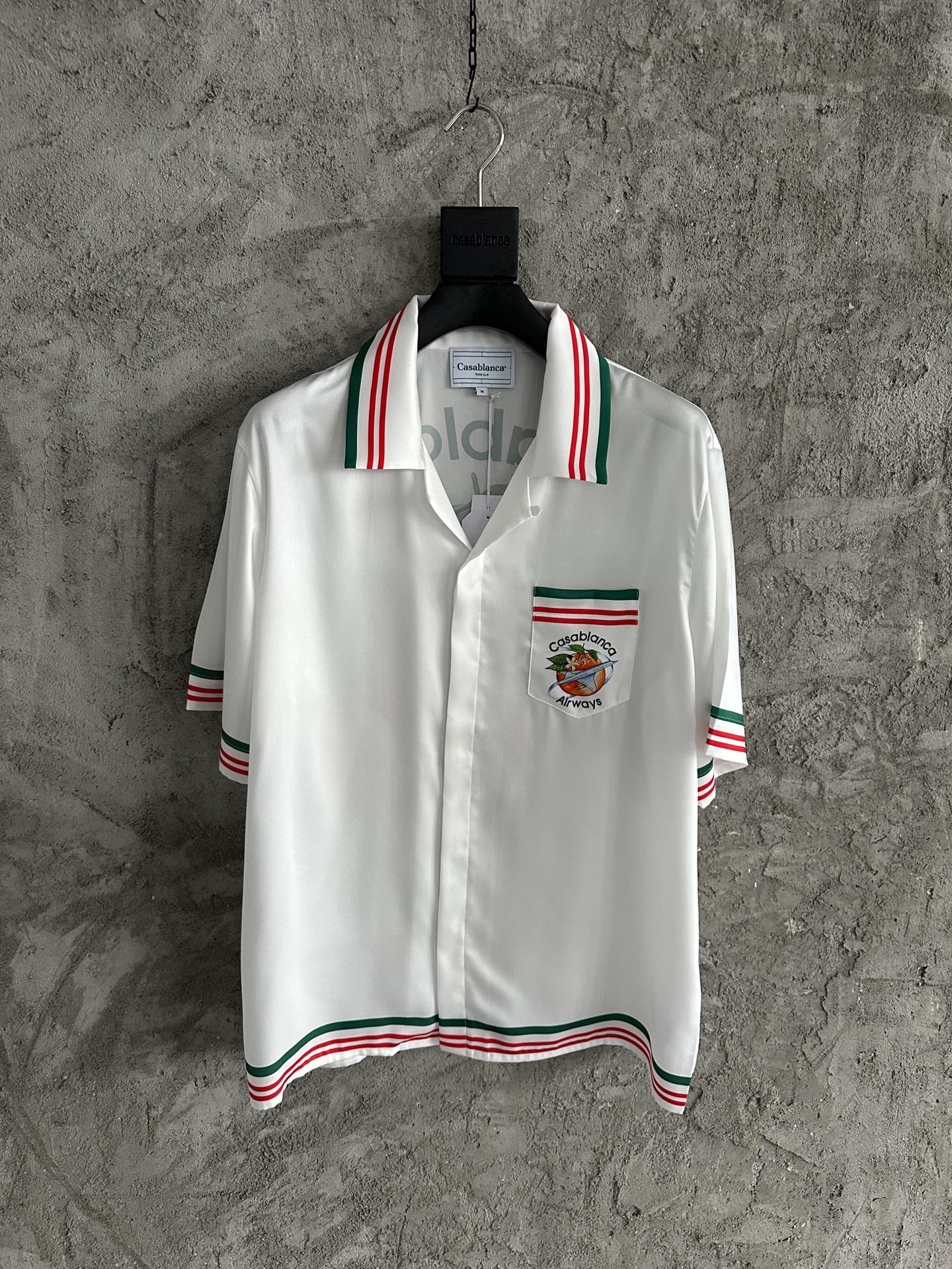 Casablanca Airways silk shirt