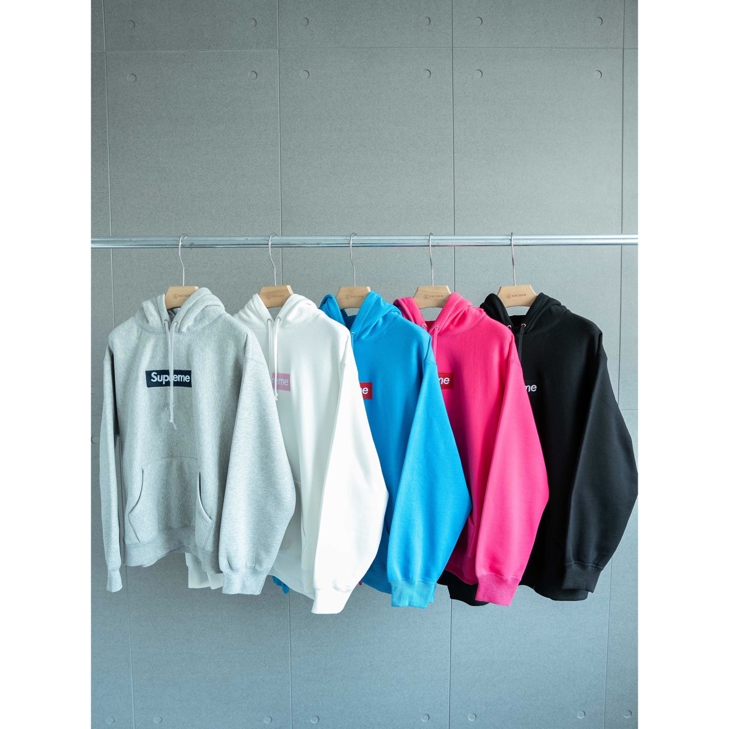 SUP Box logo hooded sweatshirt