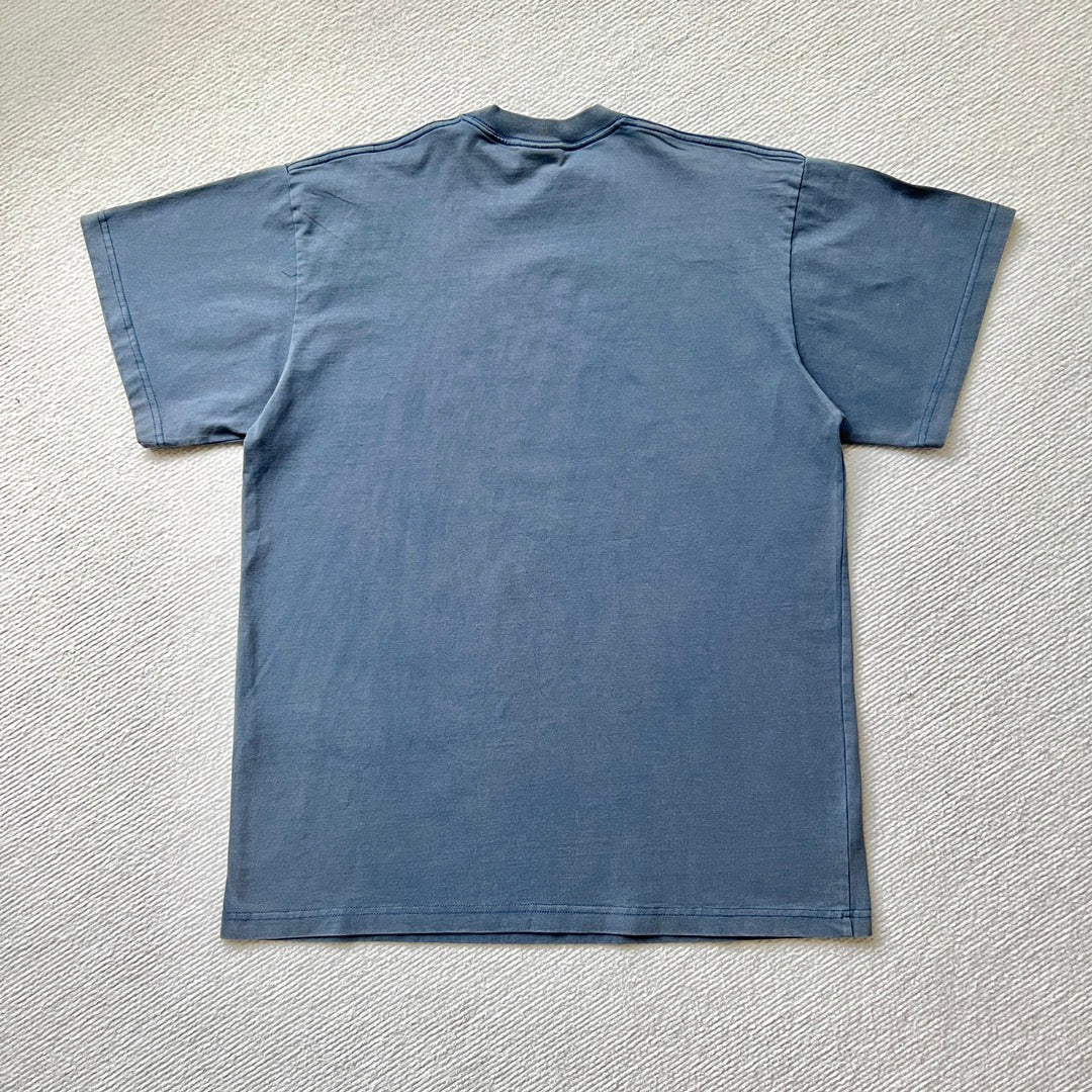 BB ENJOY PARIS T-SHIRT OVERSIZED IN FADED BLUE