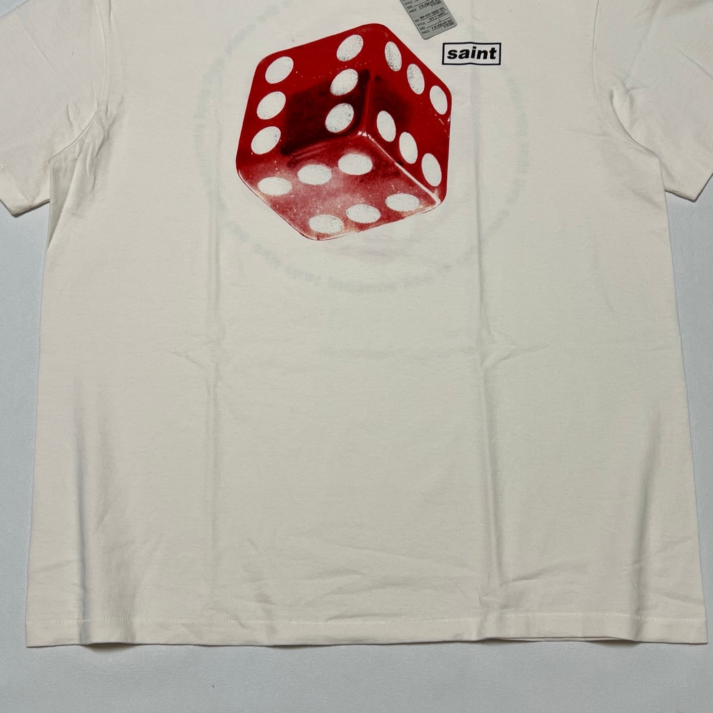 Saint Michael Dice Tee 'White'