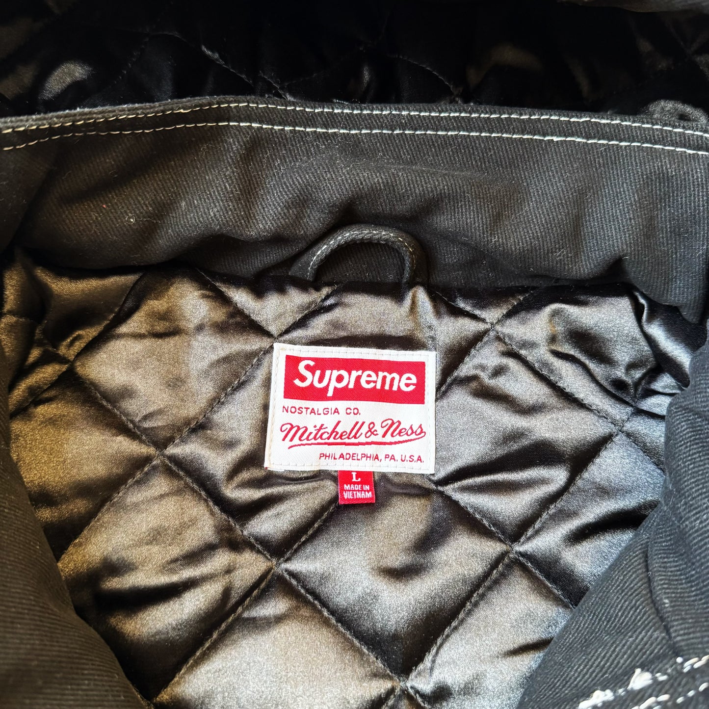 SUP x Mitchell & Ness® Twill Stadium Jacket