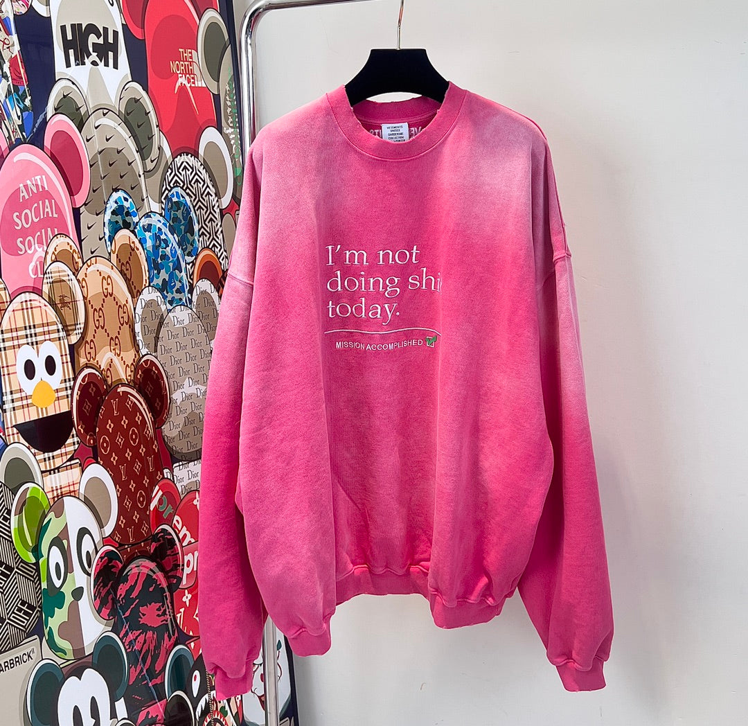 VETEMENTS Mission Accomplished Sweater