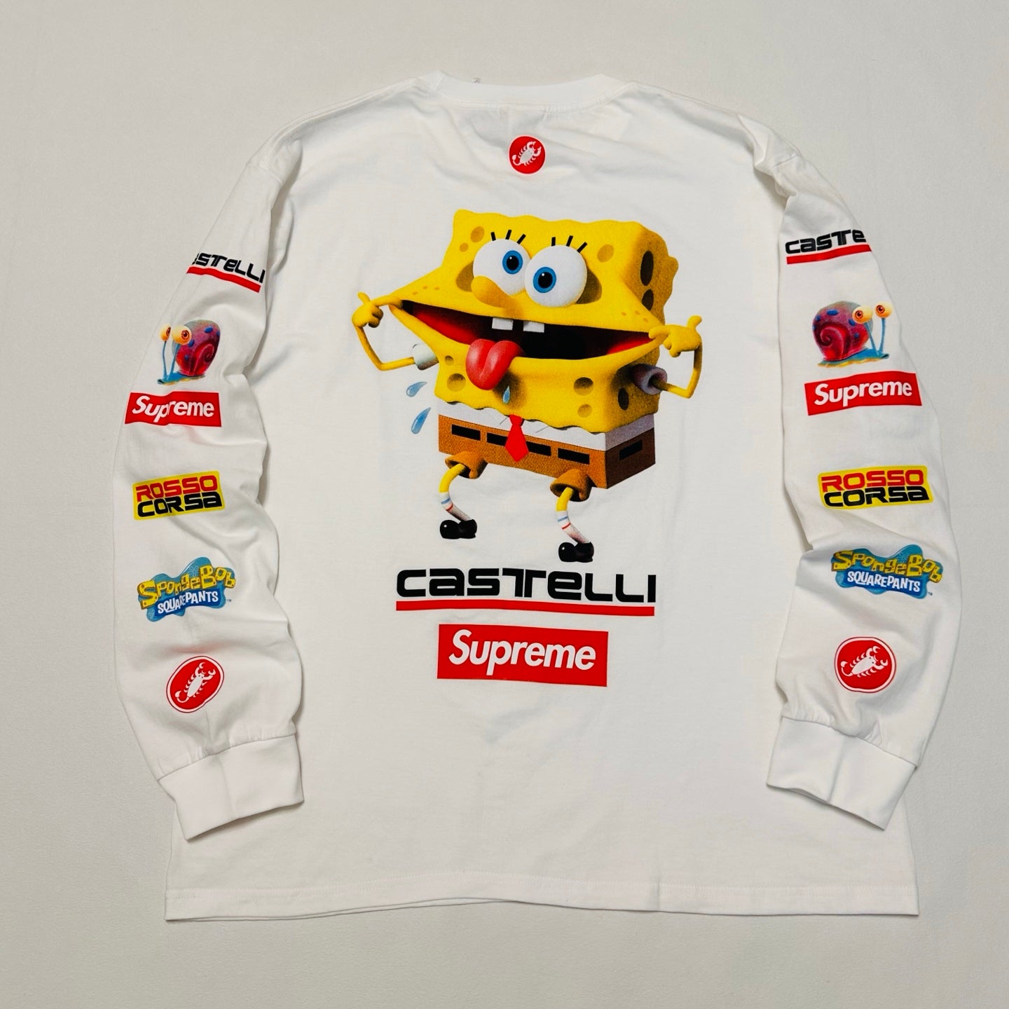 SUP x Spongebob Squarepants x Castelli Racing Long-Sleeve Tee