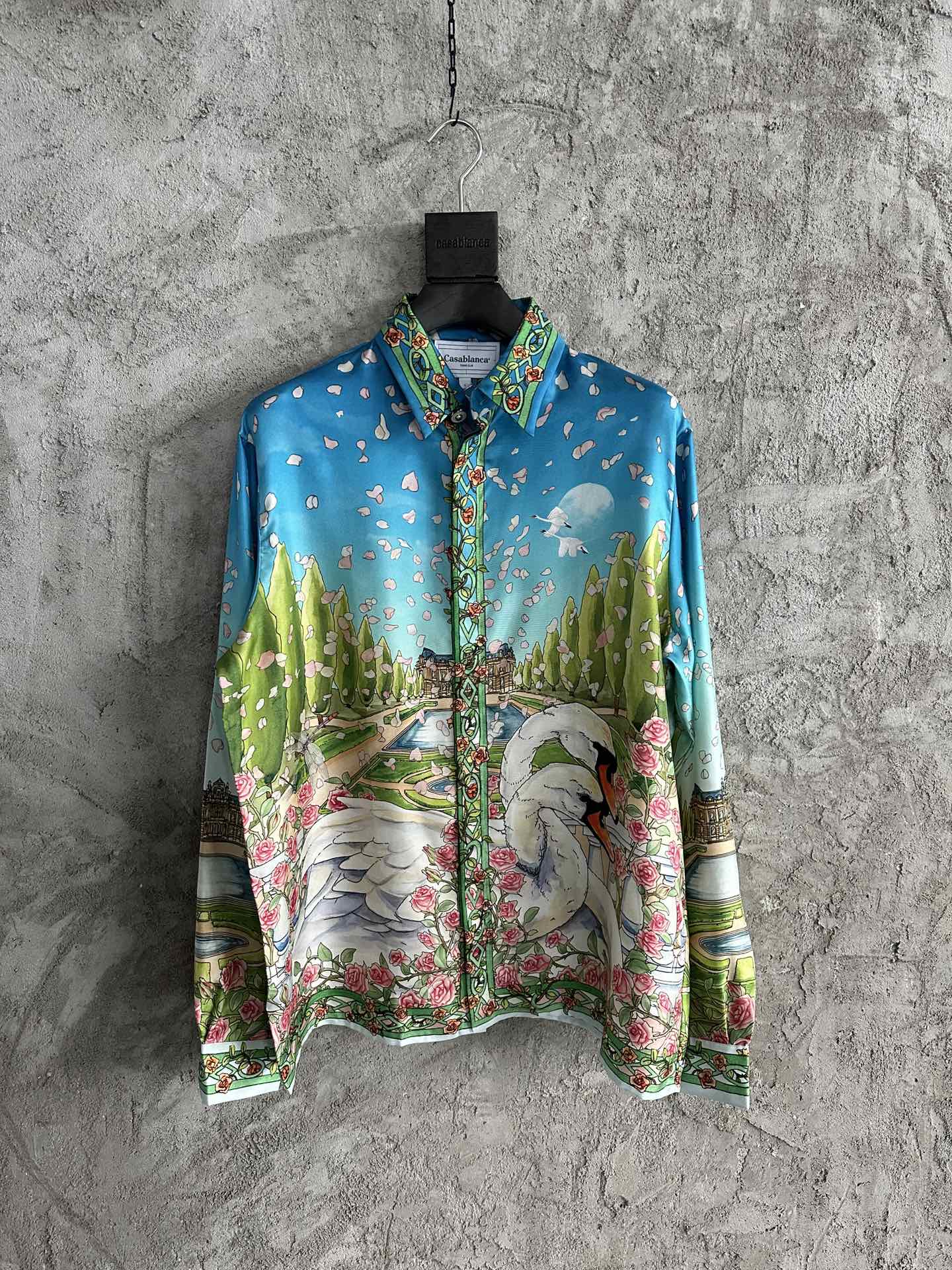 Casablanca L'AMOUR EN FLEUR Silk Shirt