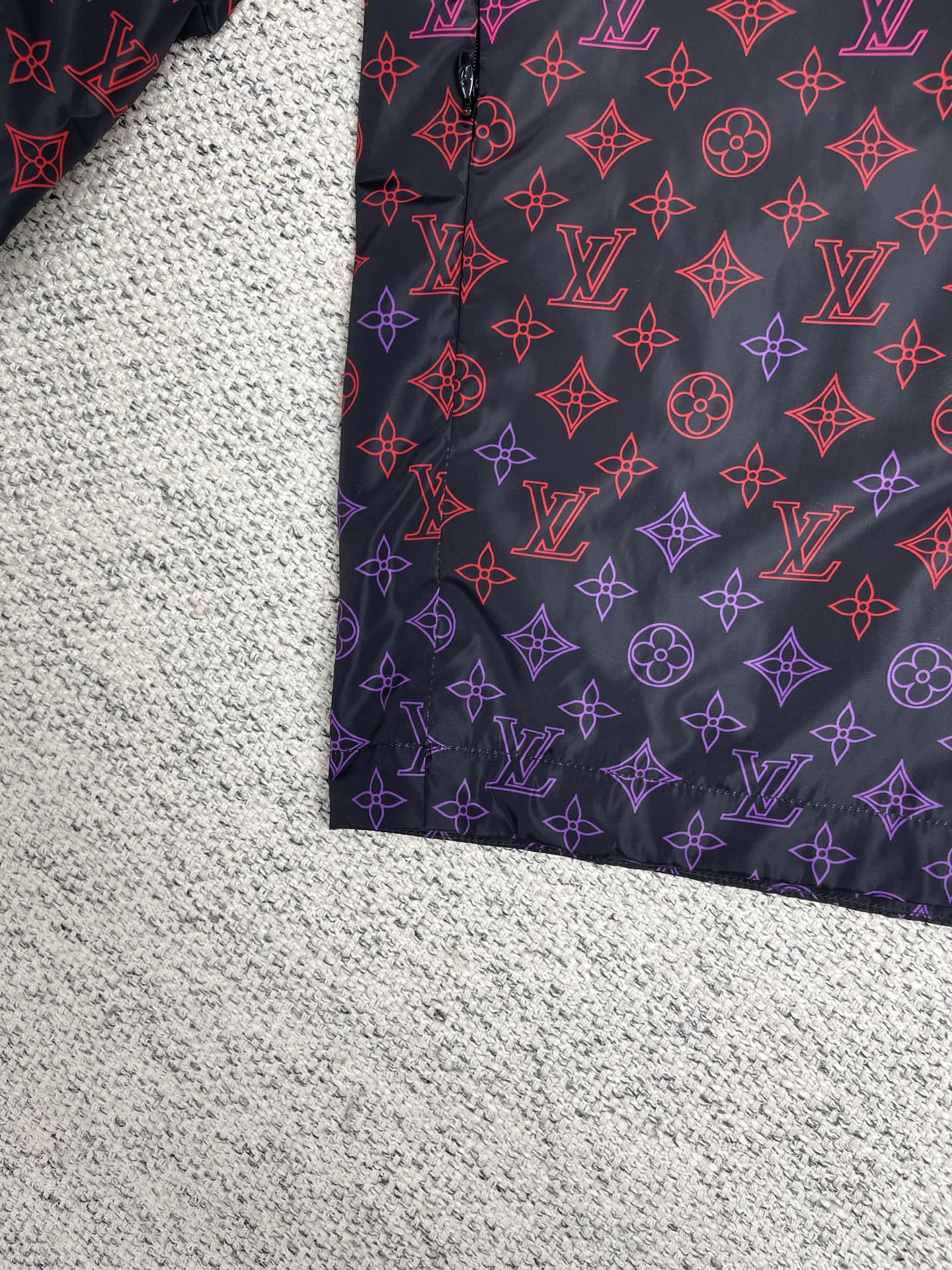 lv Monogram Flowers Gradient Printed Windbreaker 1AGTFW