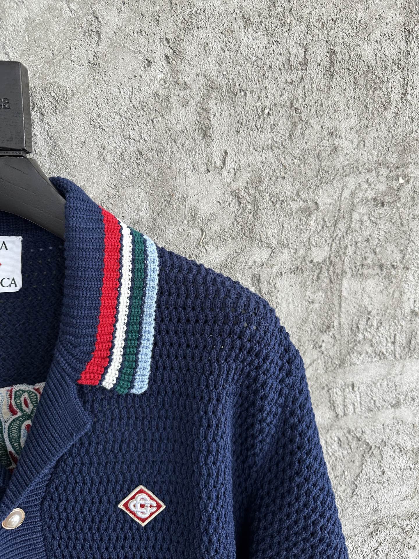 Casablanca Sporty Crochet Shirt