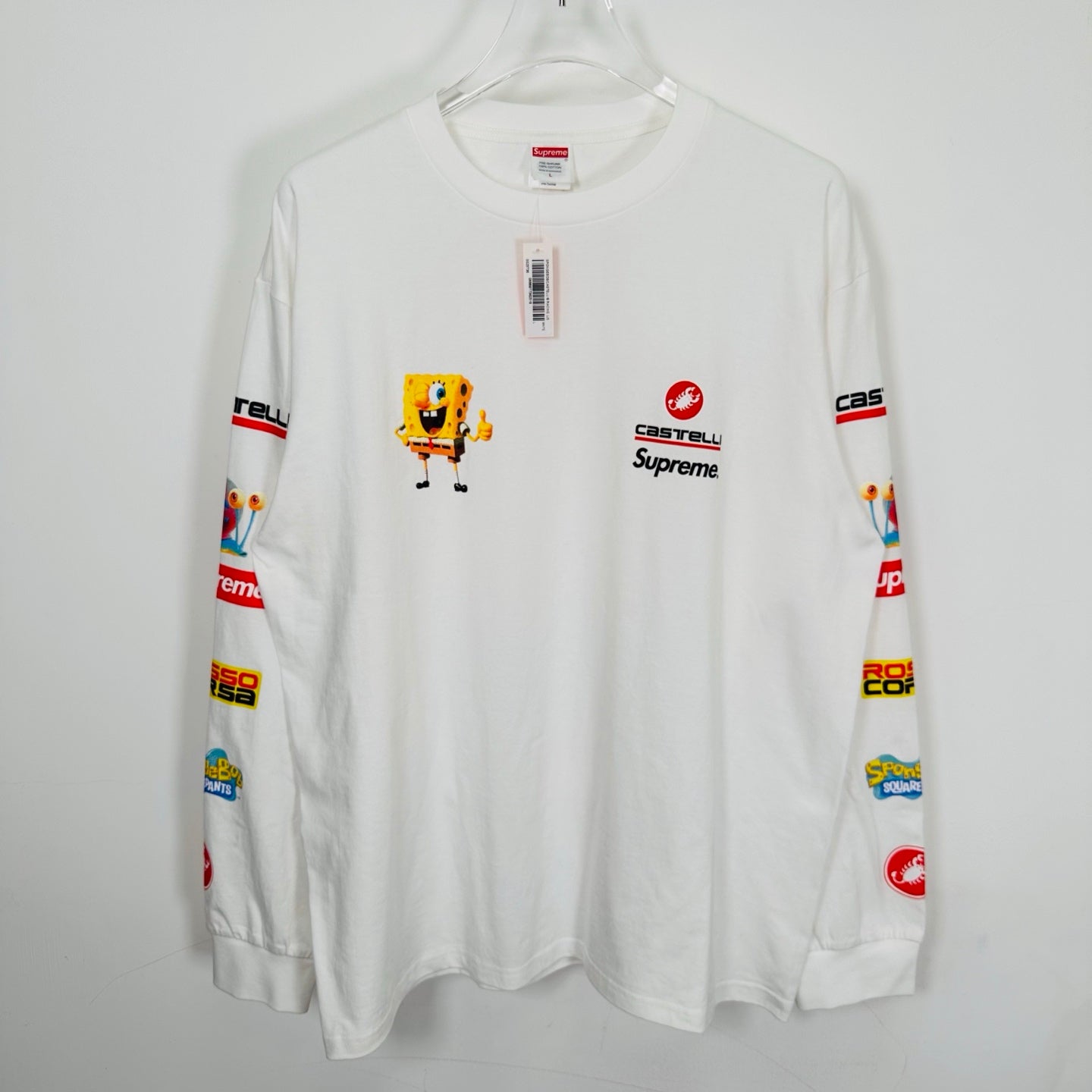 SUP x Spongebob Squarepants x Castelli Racing Long-Sleeve Tee