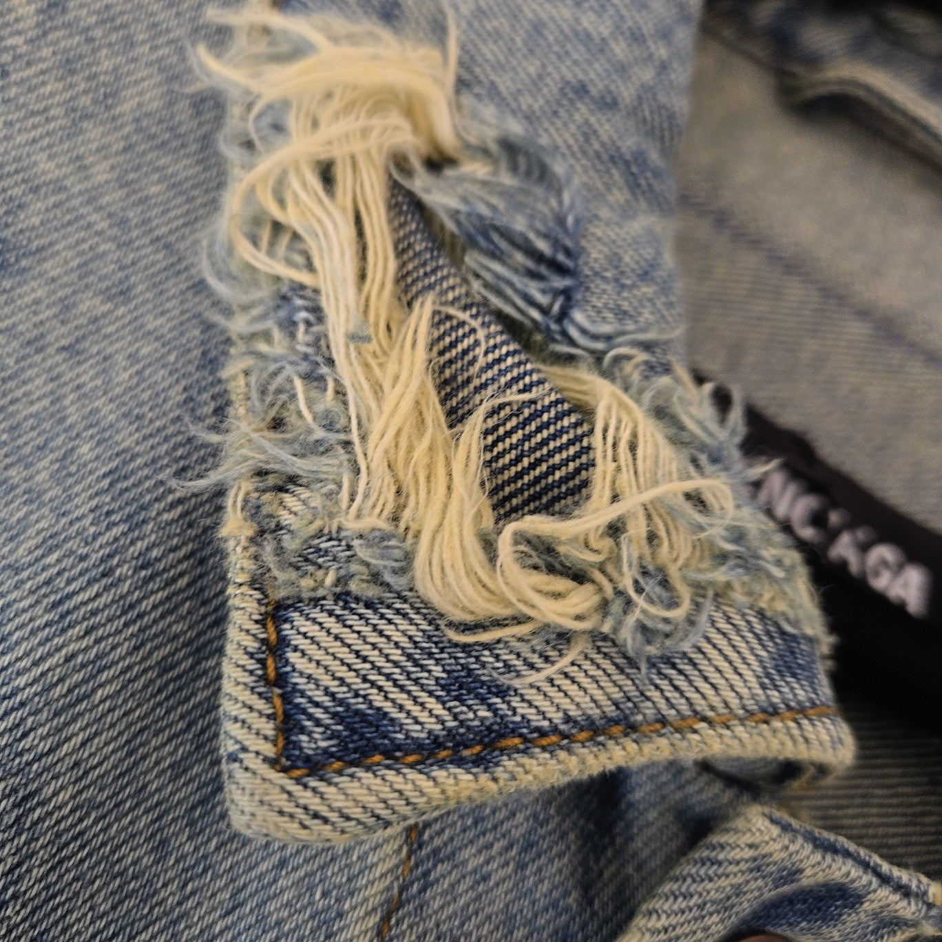 BB Jeans destroyed denim jacket