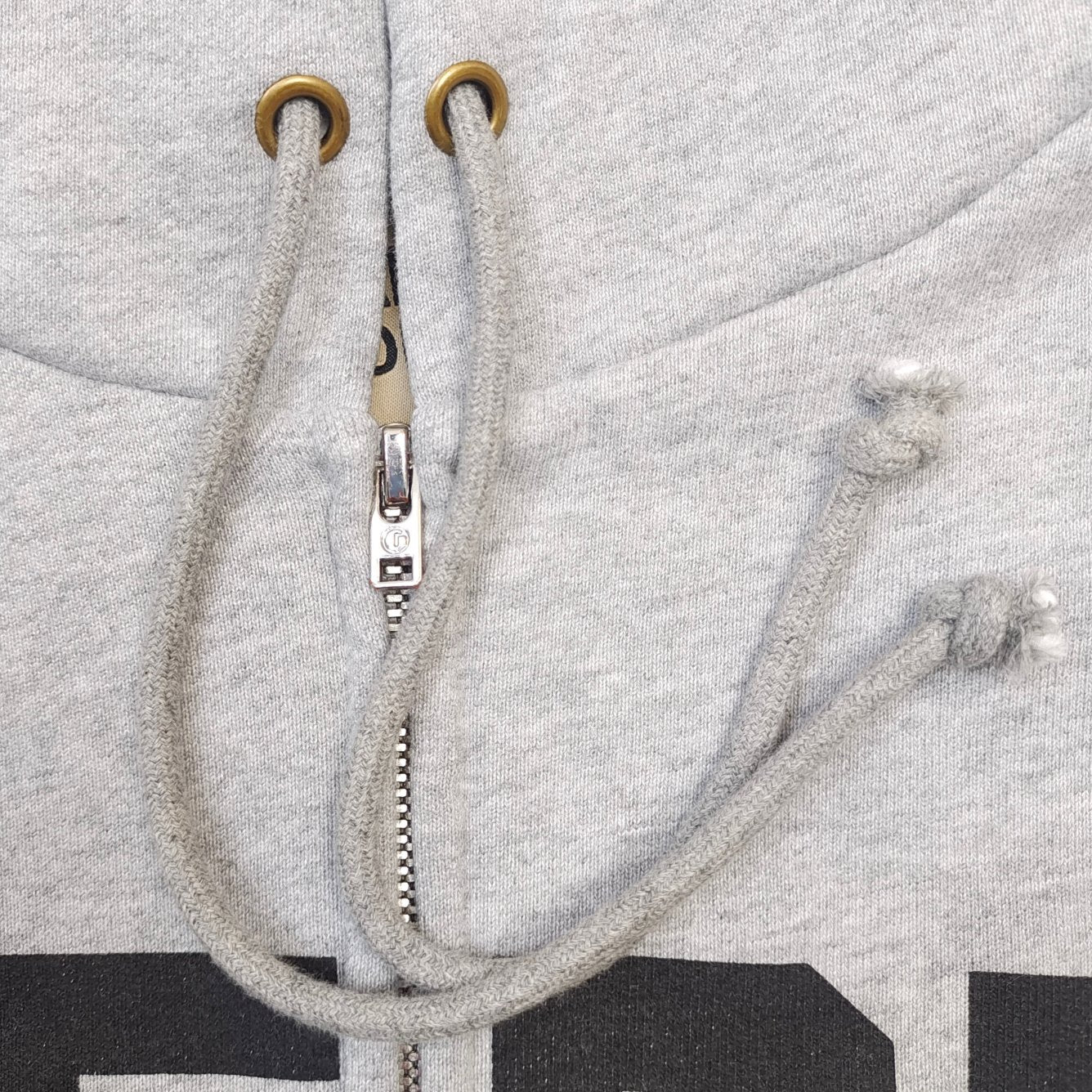 GALLERY DEPT. BOXING MERCH ZIP HOODIE Grey