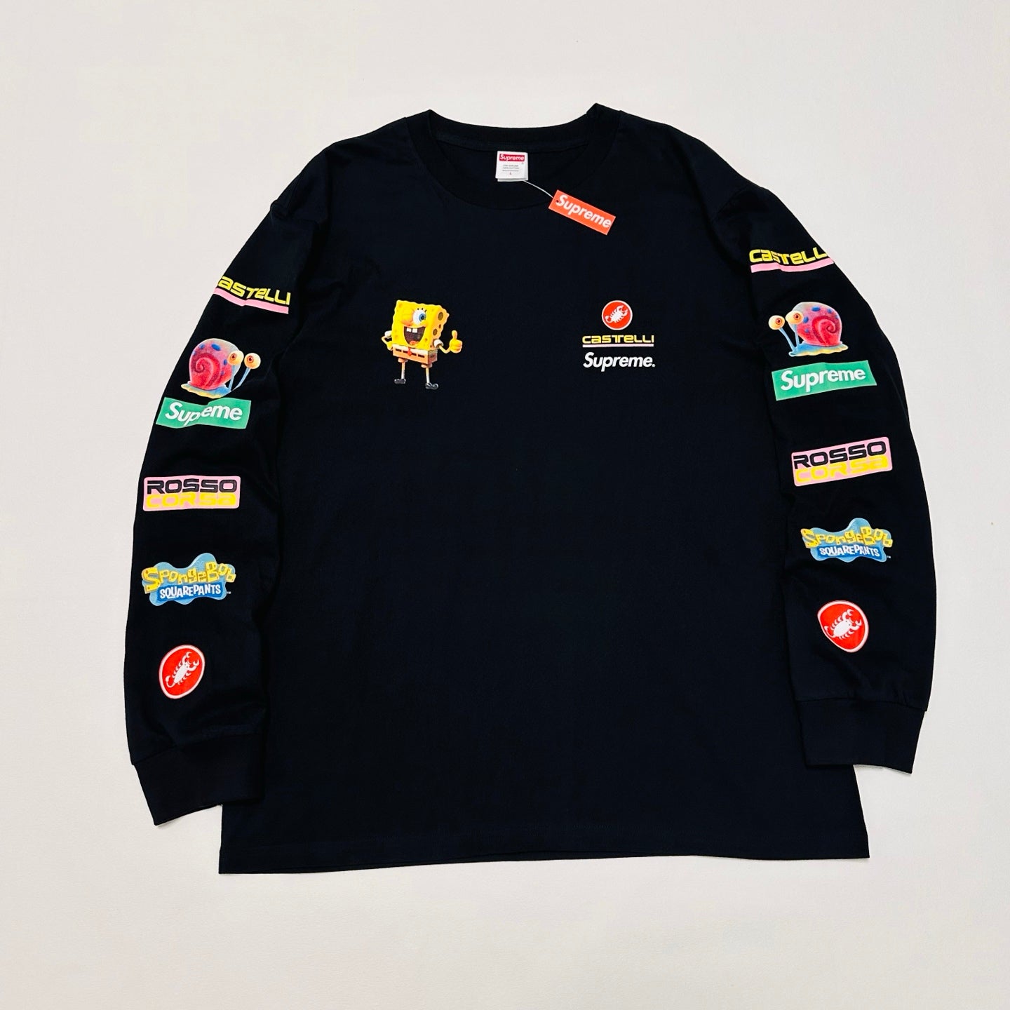 SUP x Spongebob Squarepants x Castelli Racing Long-Sleeve Tee
