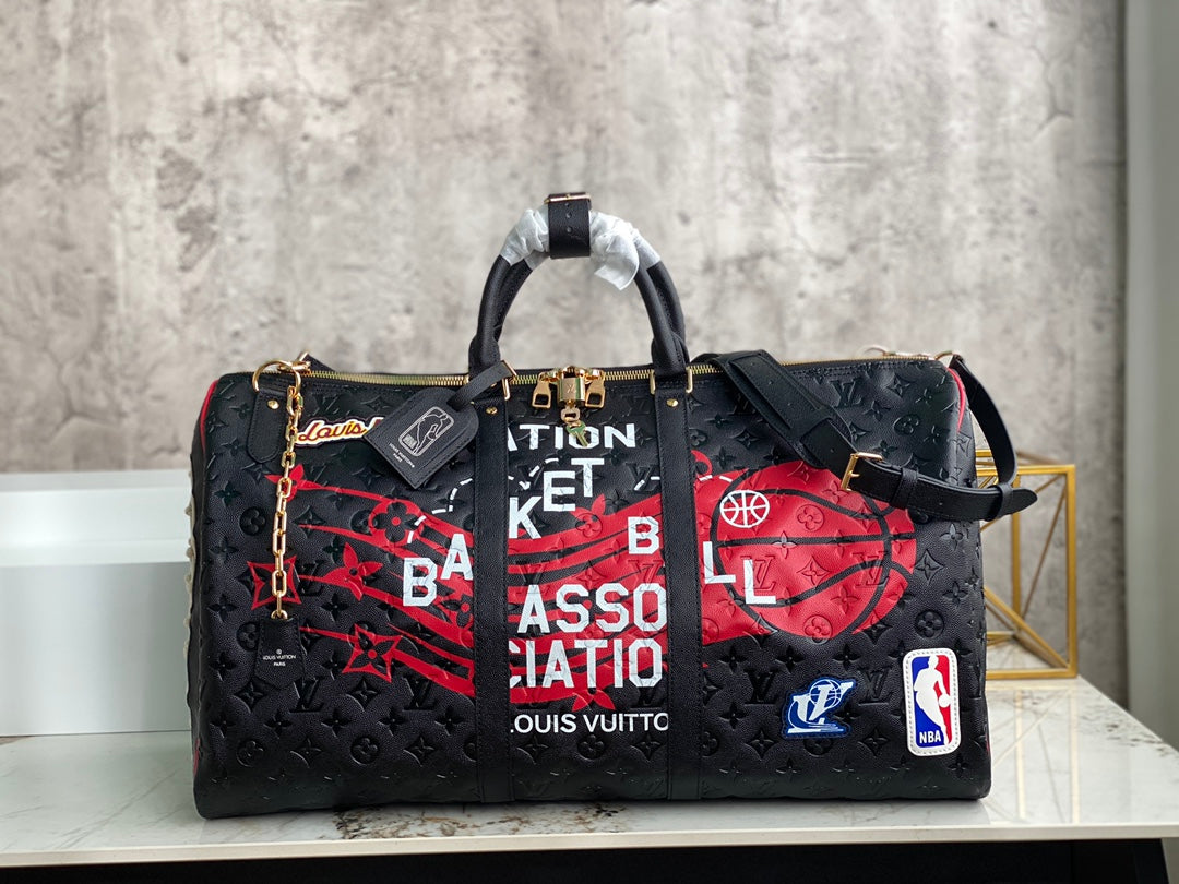 Louis Vuitton Louis Vuitton x NBA Hero Jacket Leather Keepall