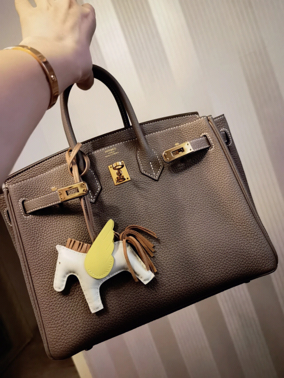 Birkin 25 Etoupe bag