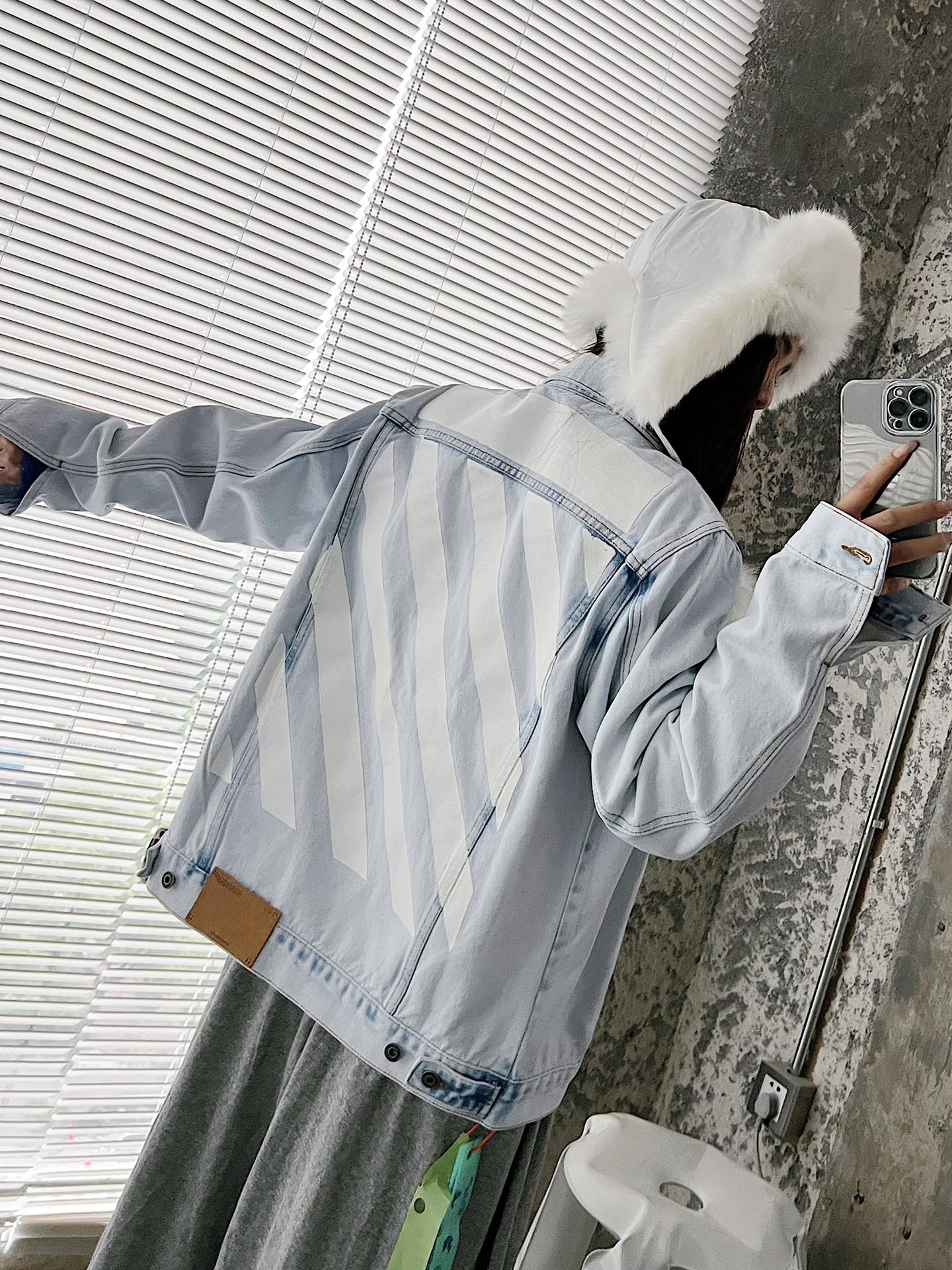 OFF-WHITE DIAG TAB JACKET