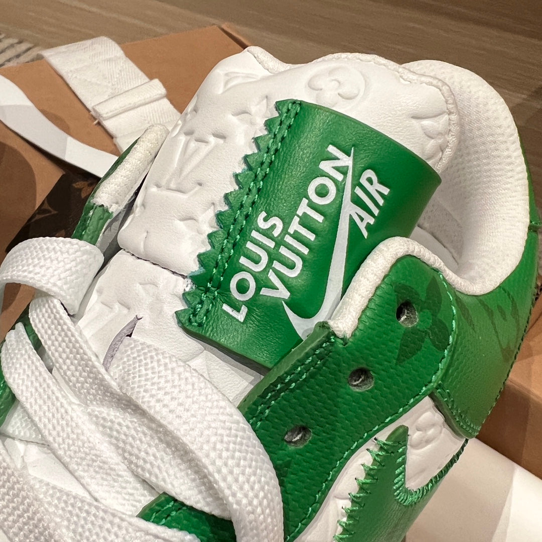 LV x Air Force 1 Low 'White Gym Green'