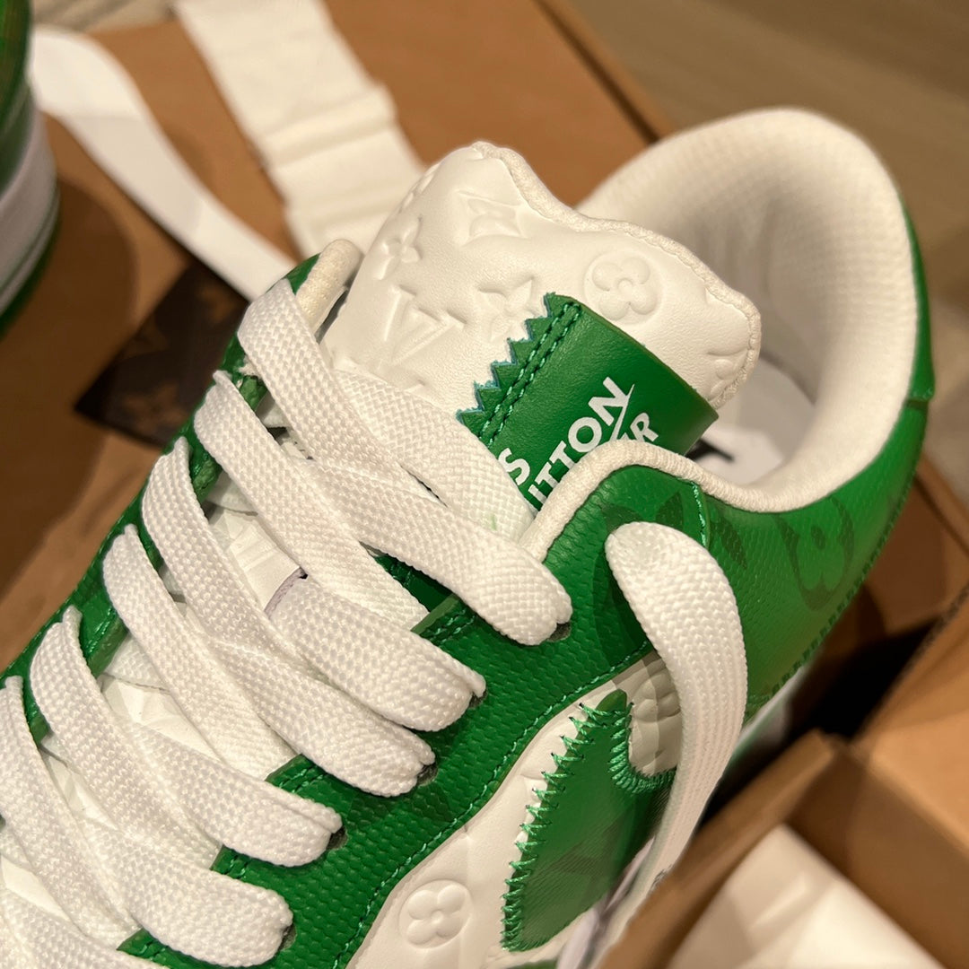 LV x Air Force 1 Low 'White Gym Green'