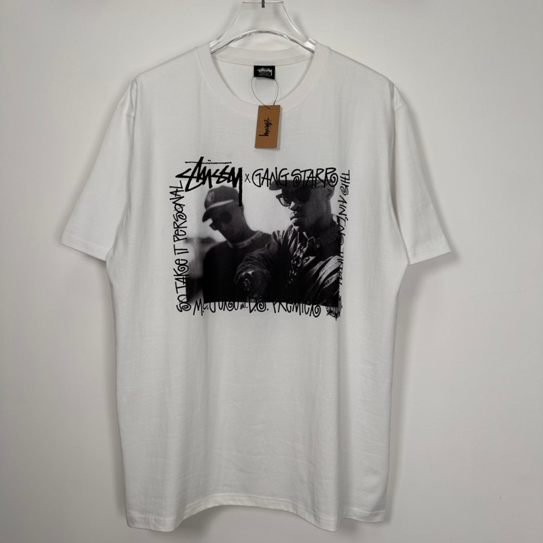 Stüssy Gang Starr take it Personal Tee White SS23 – NYSummerShop