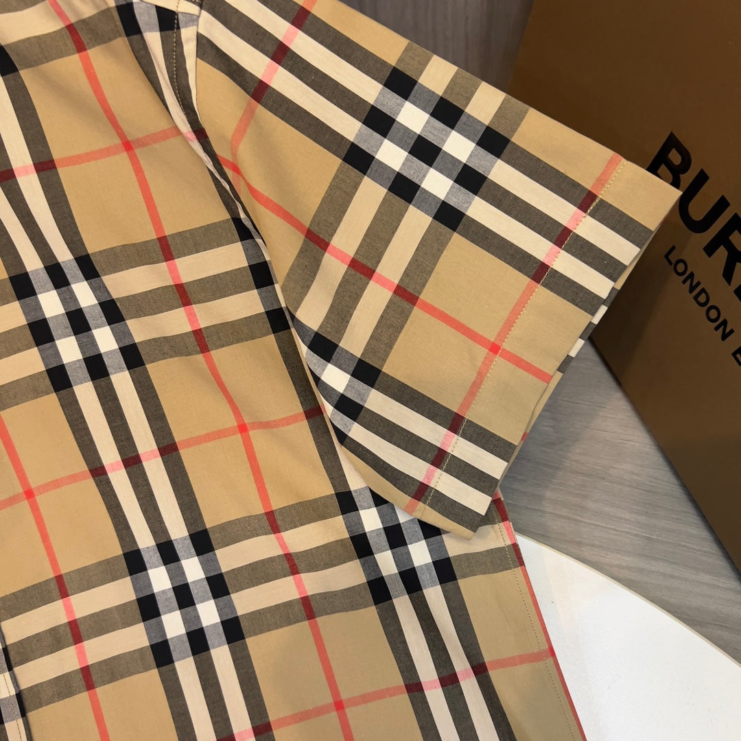 Burberry check s/l shirt