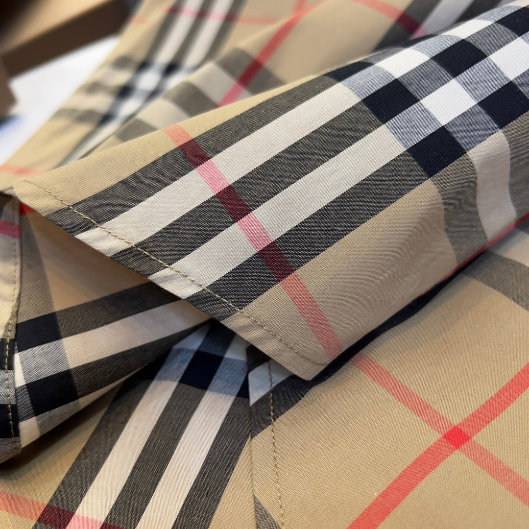 Burberry check s/l shirt