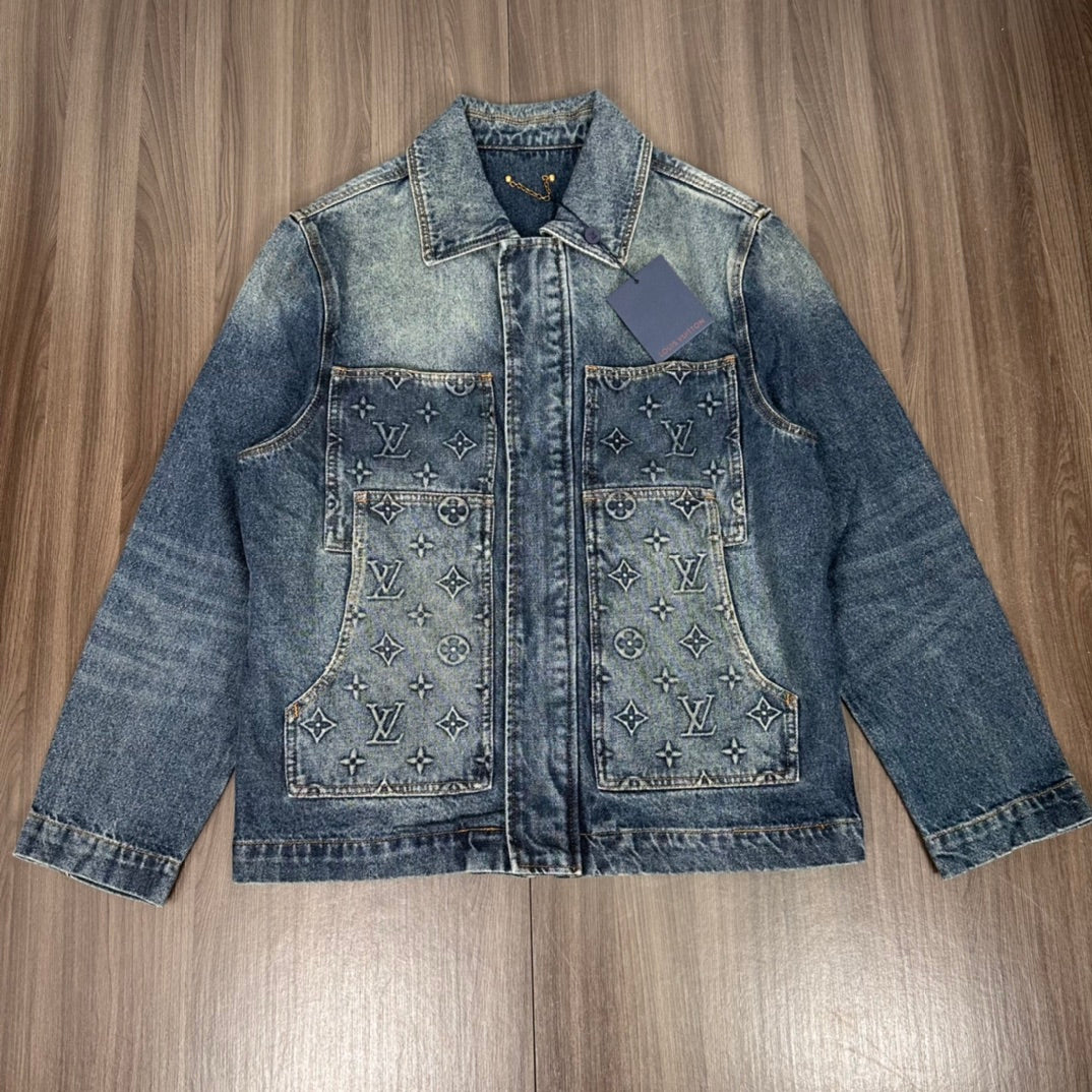 Louis Vuitton Denim Monogram Jacket