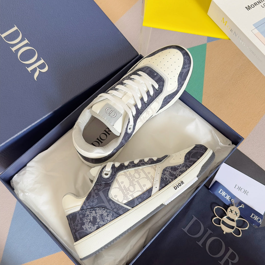 DIOR TEARS Denim Blue White Sneakers